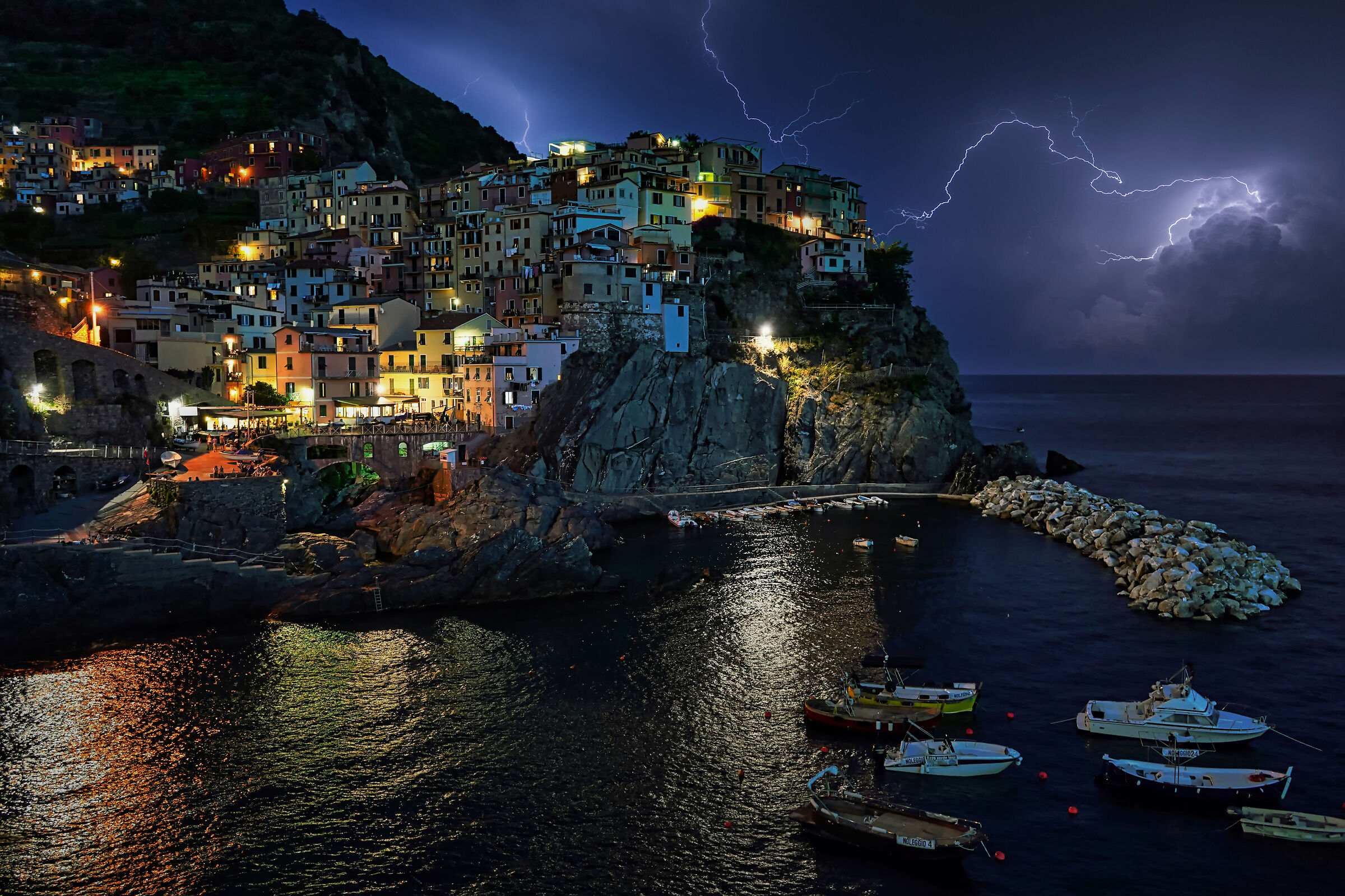 temporale su manarola