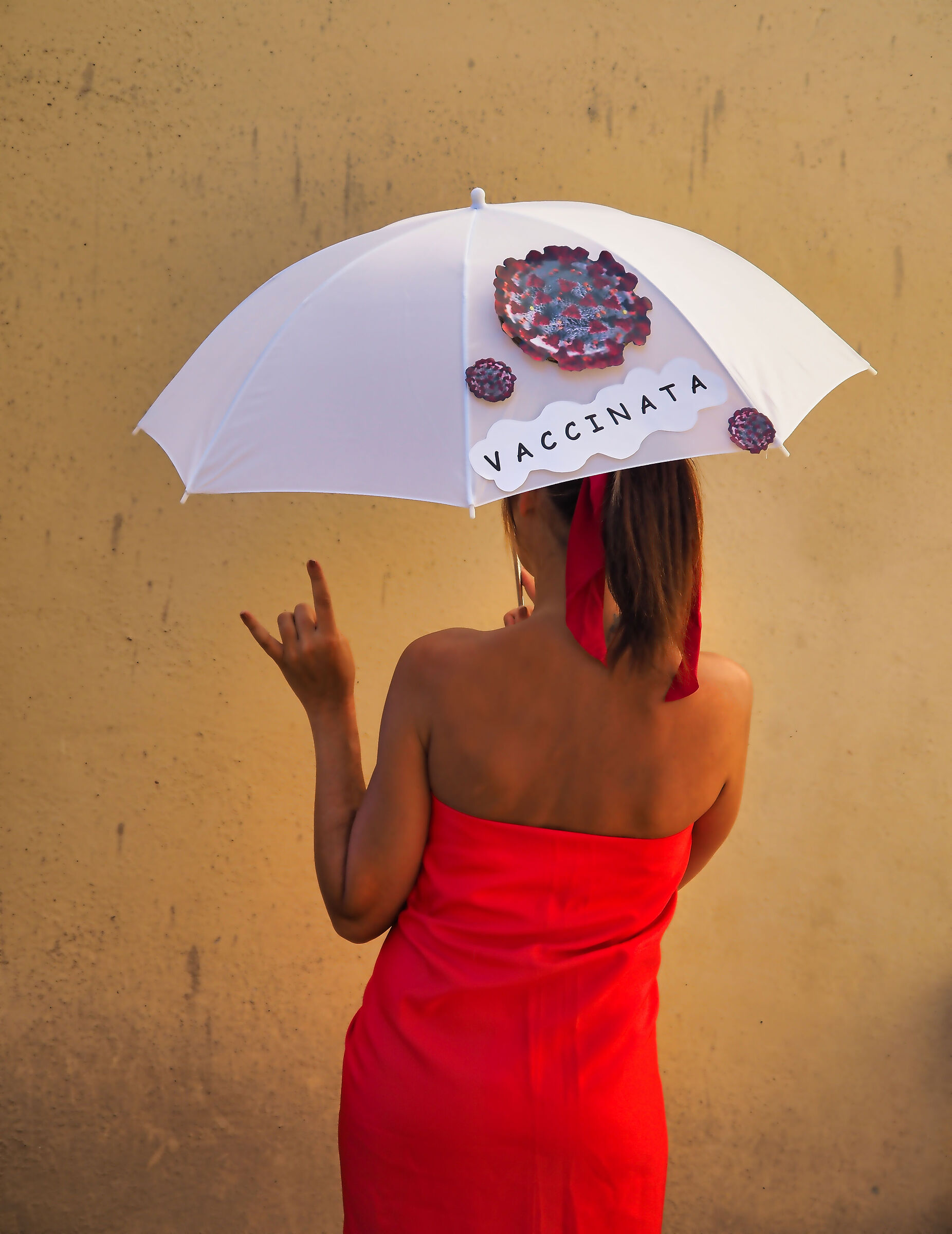 Prima donna vaccinata in Italia..