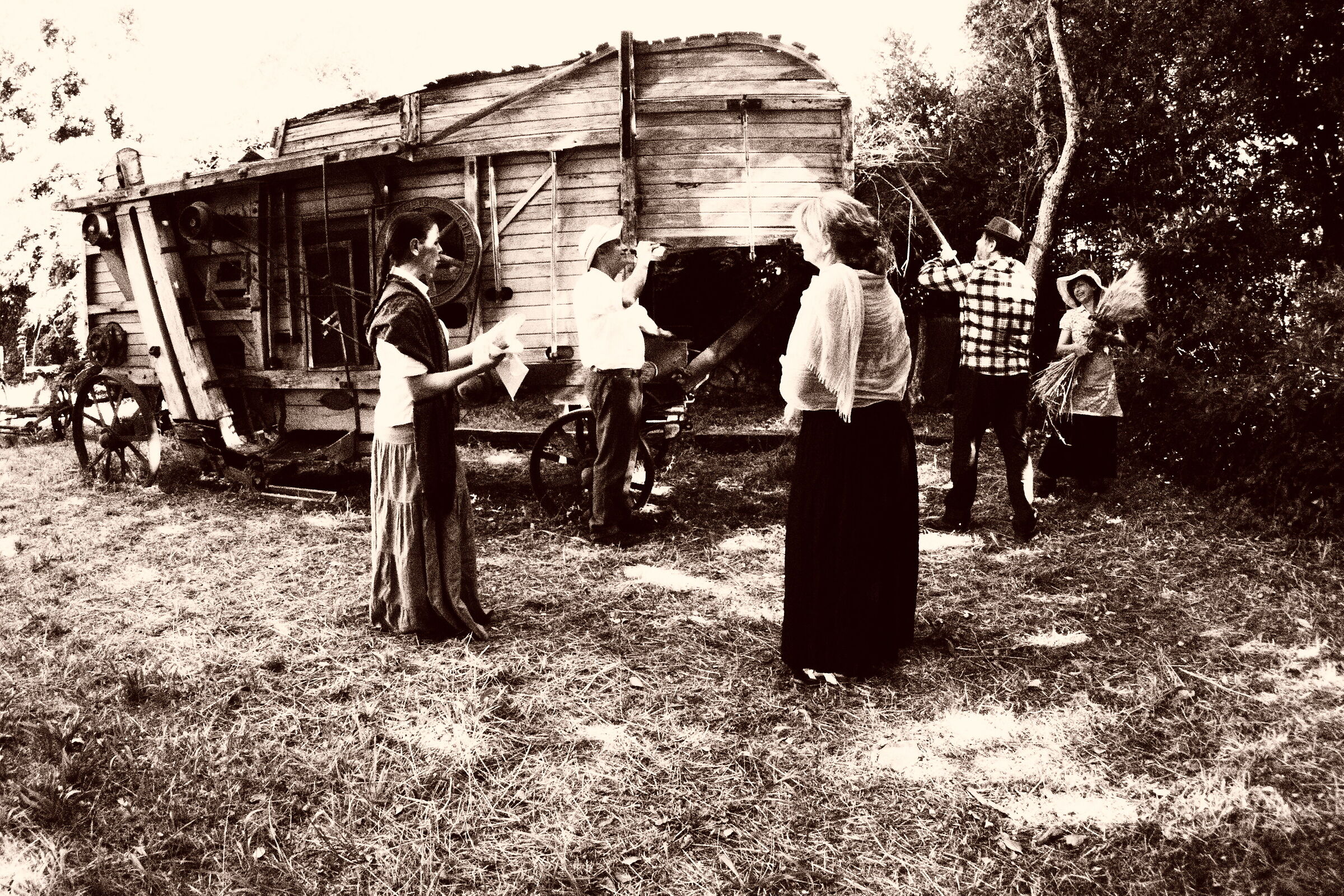 Trebbiatura_ Momento di pausa