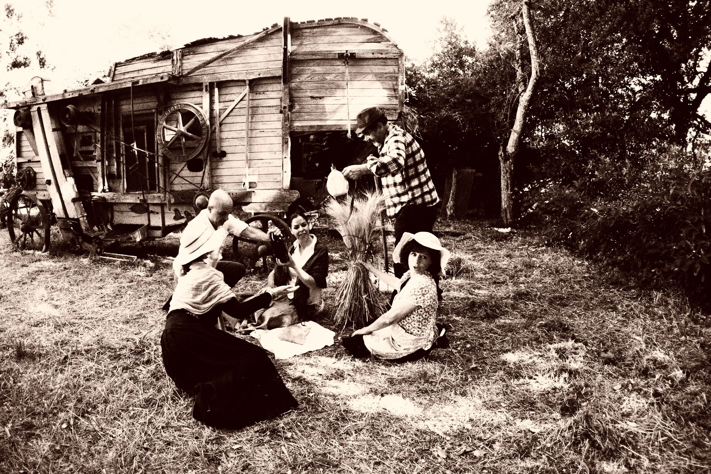 Trebbiatura_ Pasto frugale