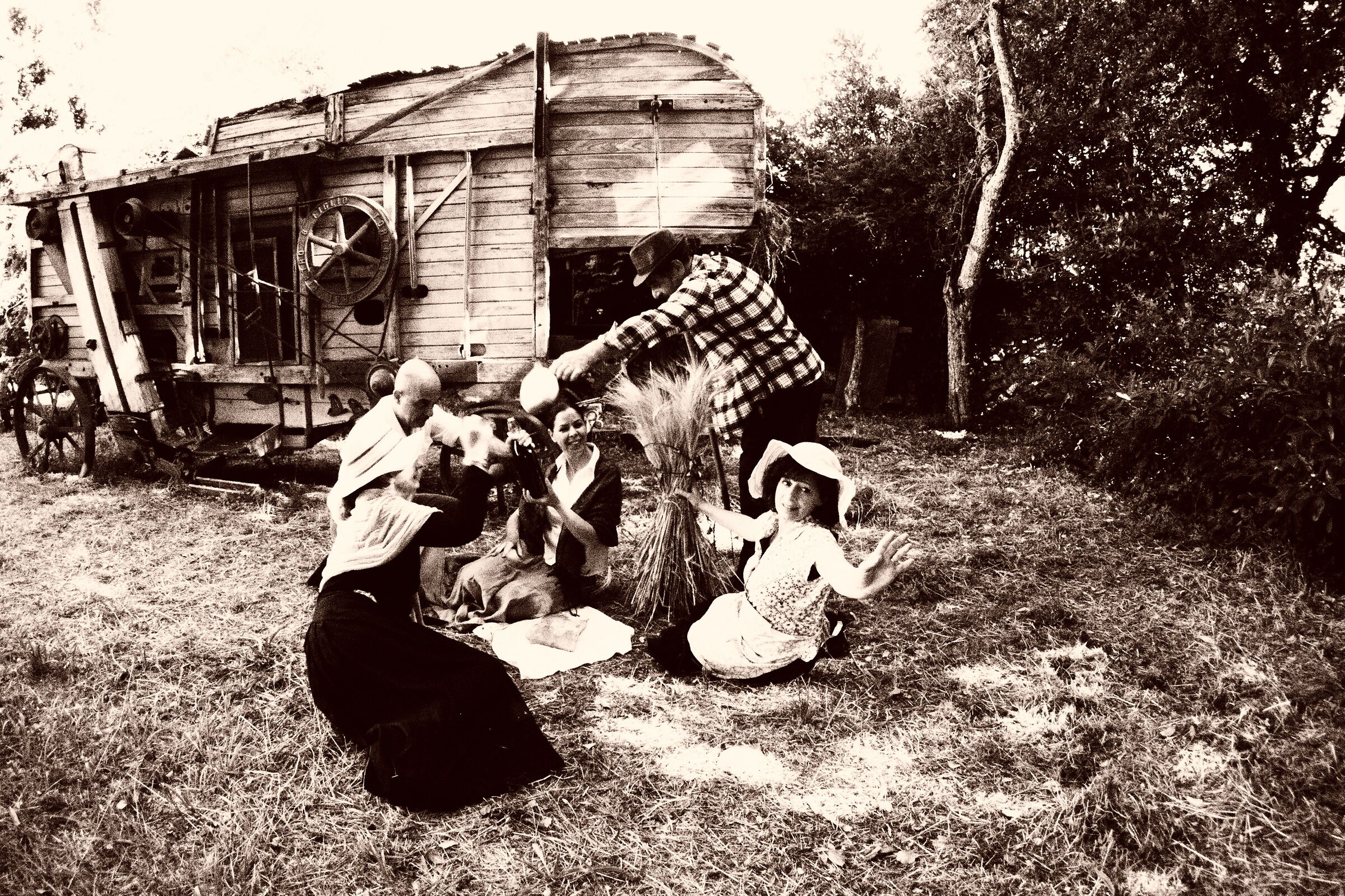 Trebbiatura_ Momento di pausa