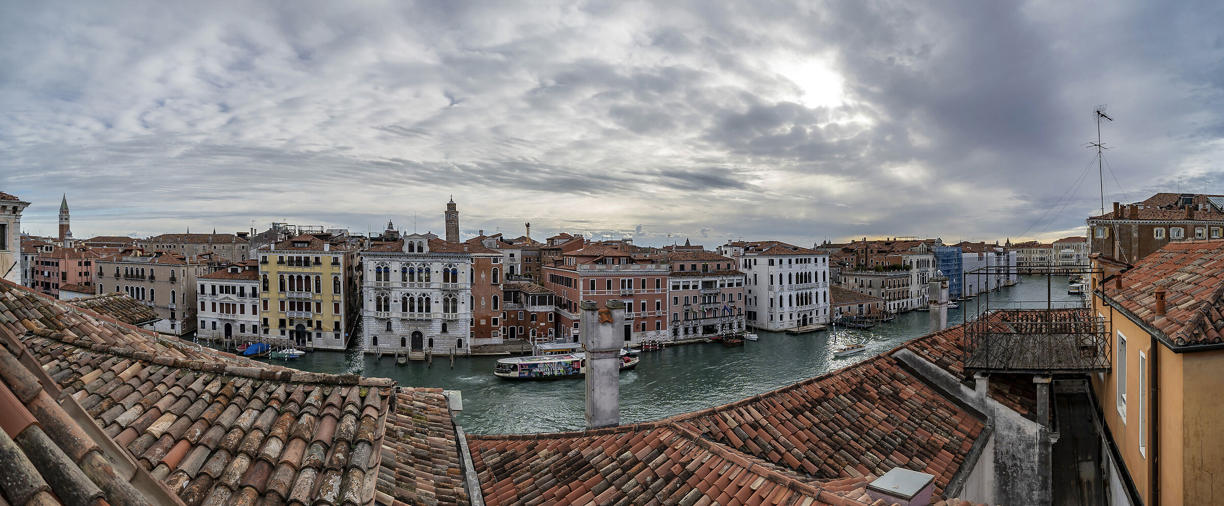 Grand Canal from the roof of the Vendramin Grimani Palace