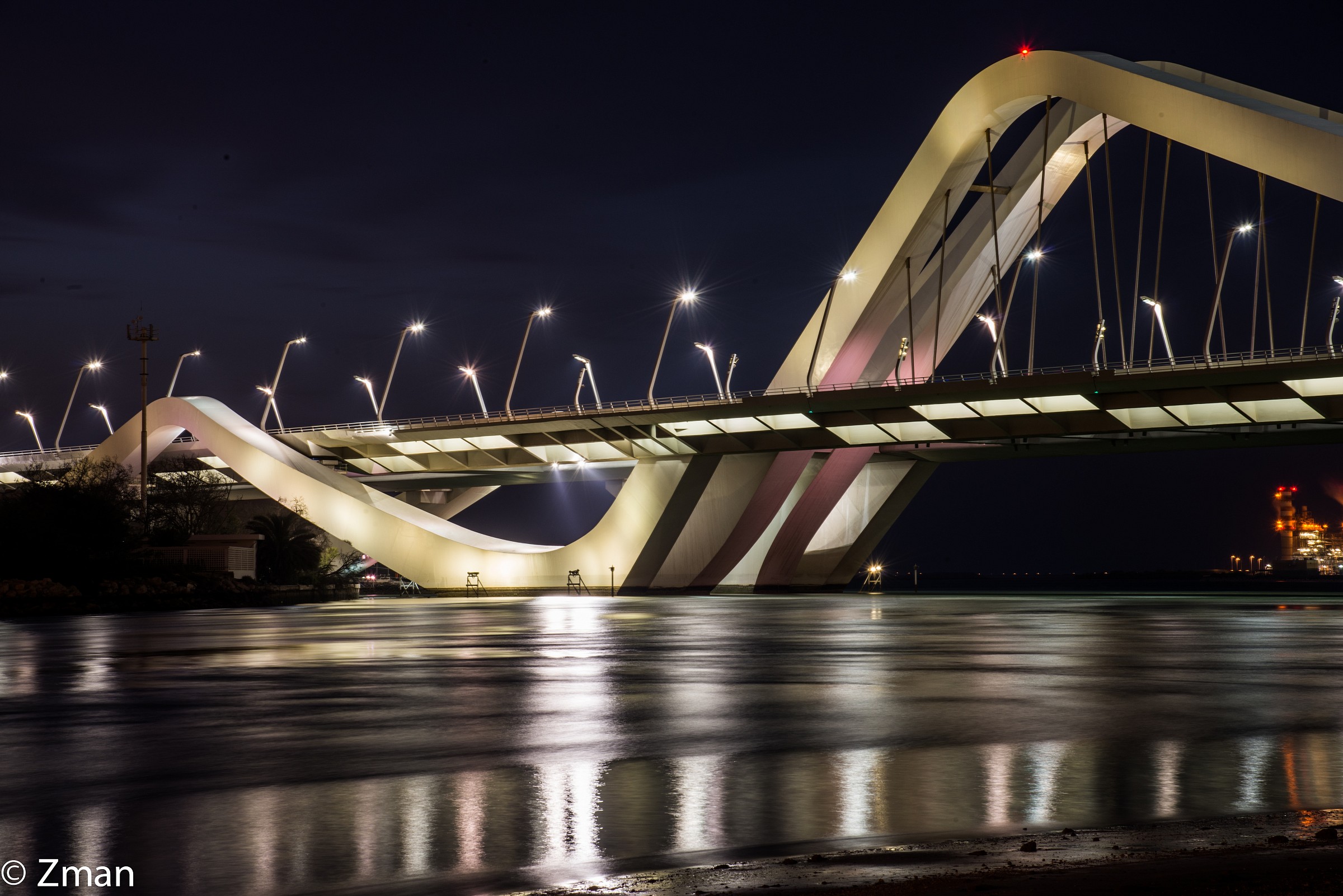 Abutment di Shk Zayed Bridge