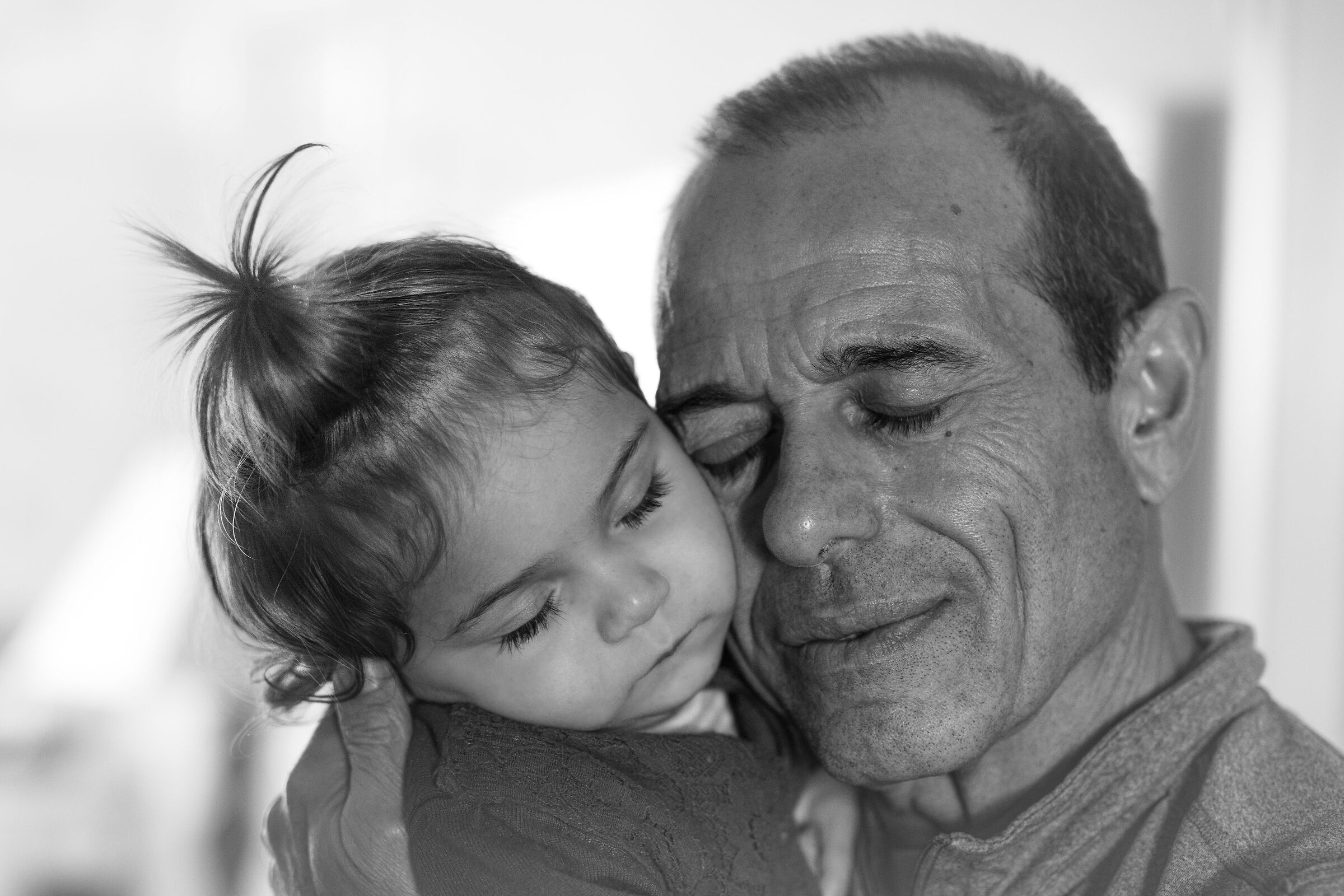 Il più dolce dei guanciali: il nonno.