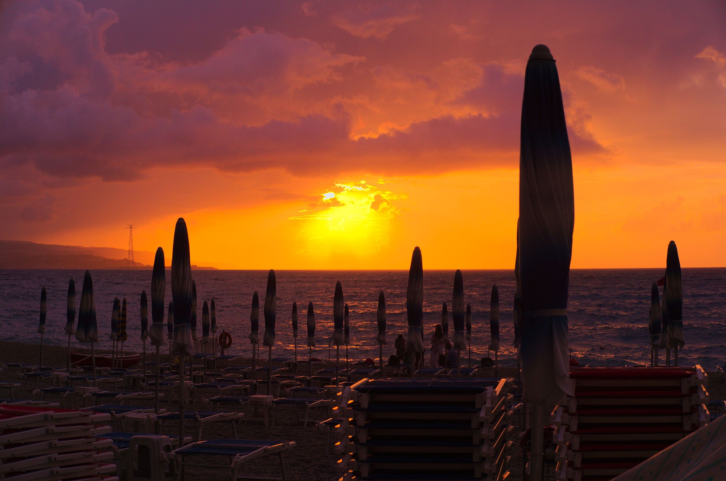 Sunset over the Strait 2