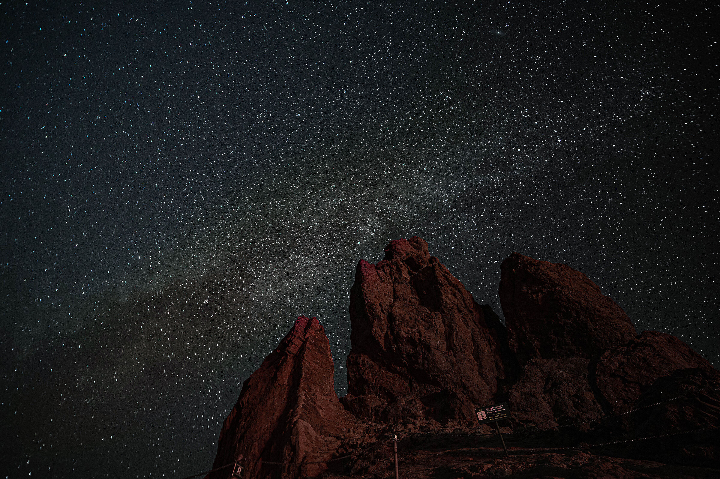 Via lattea sul Teide (Tenerife)