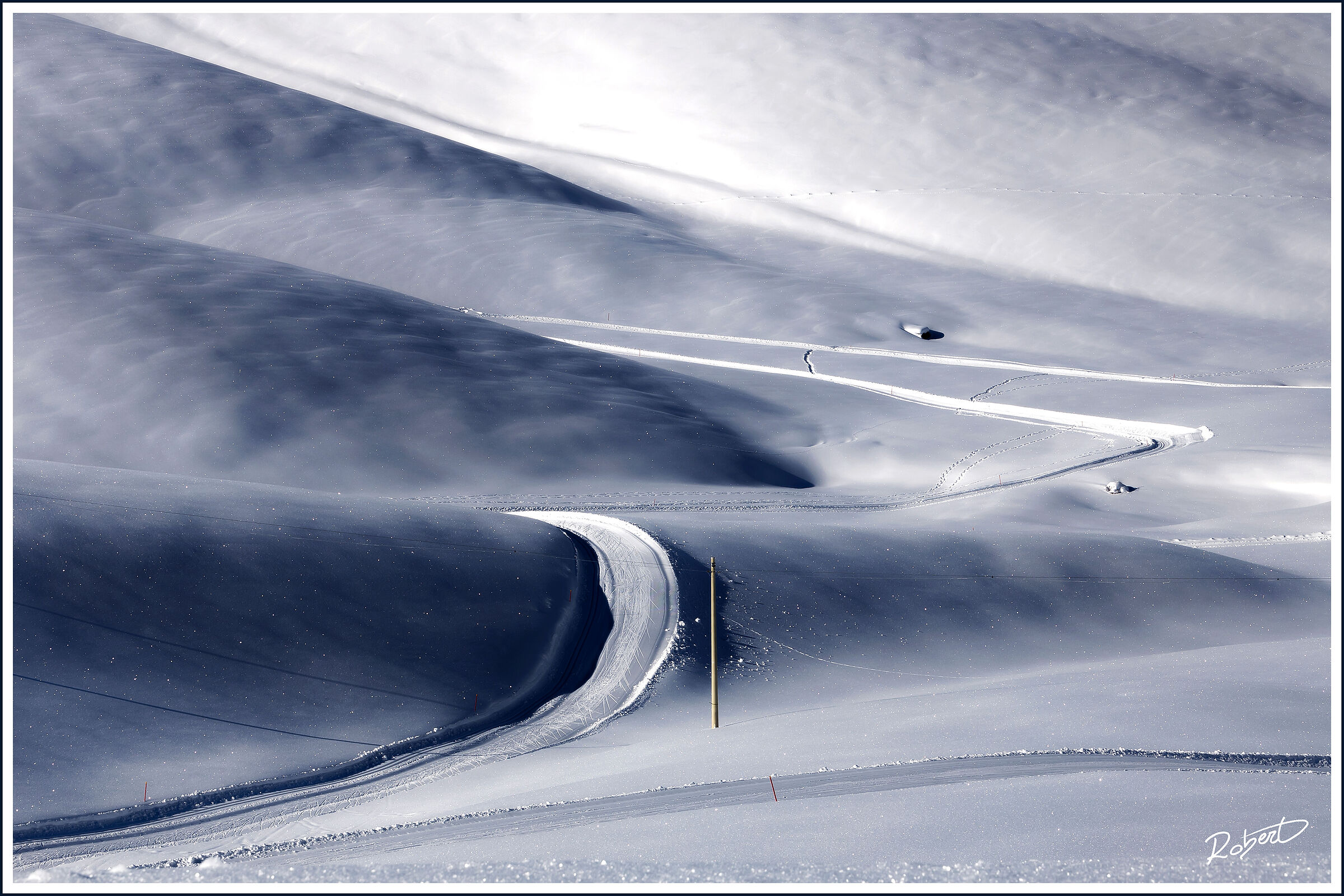 Geometrie sulla neve.