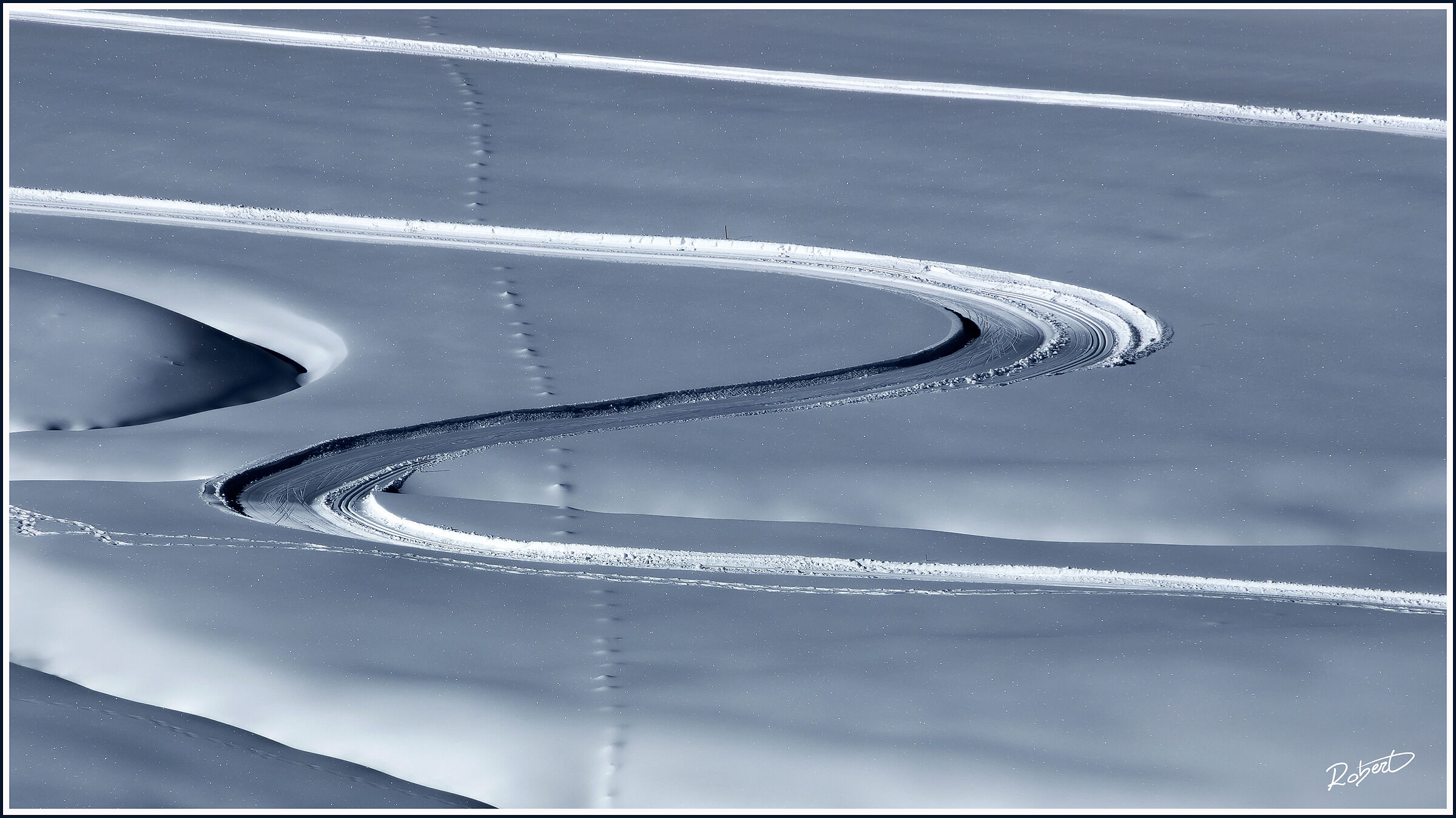 Geometrie sulla neve.