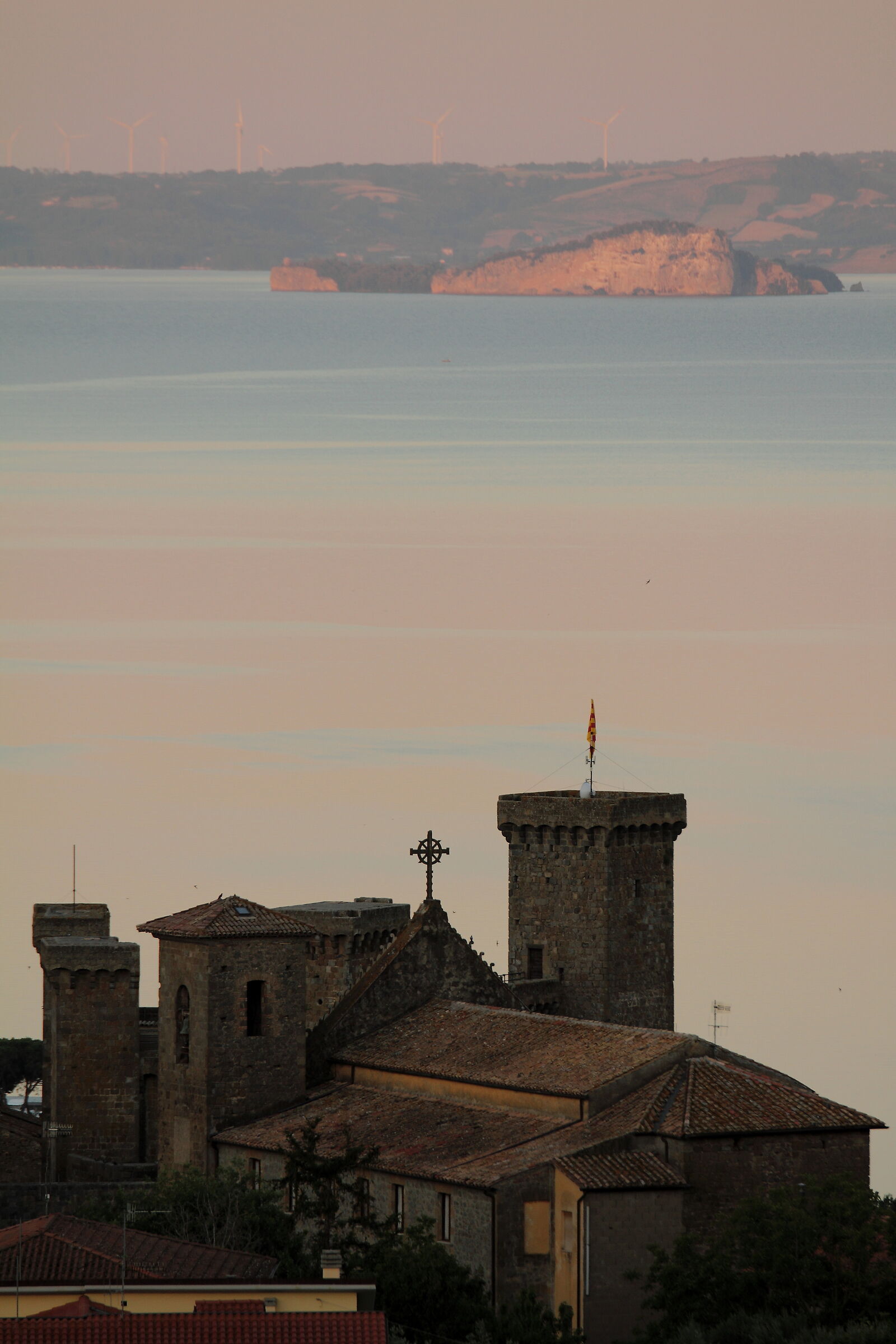 sunrise in bolsena