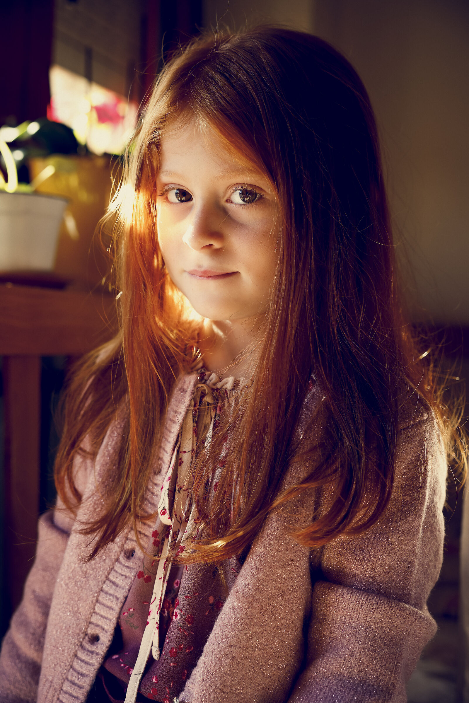 Little girl's eyes