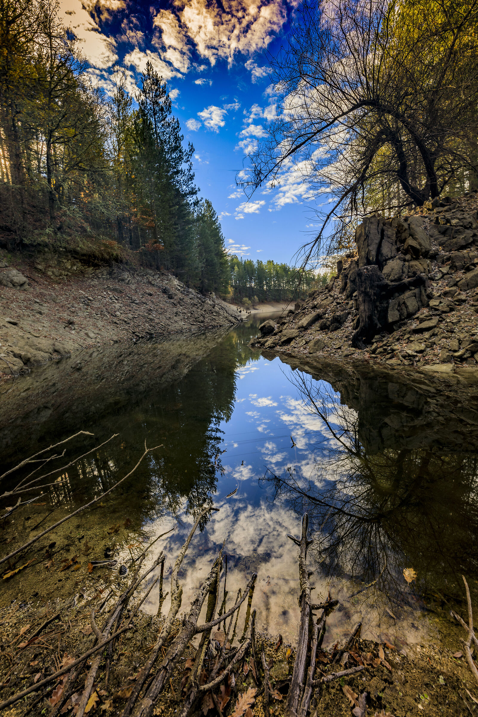 inlet of Lake Cecita