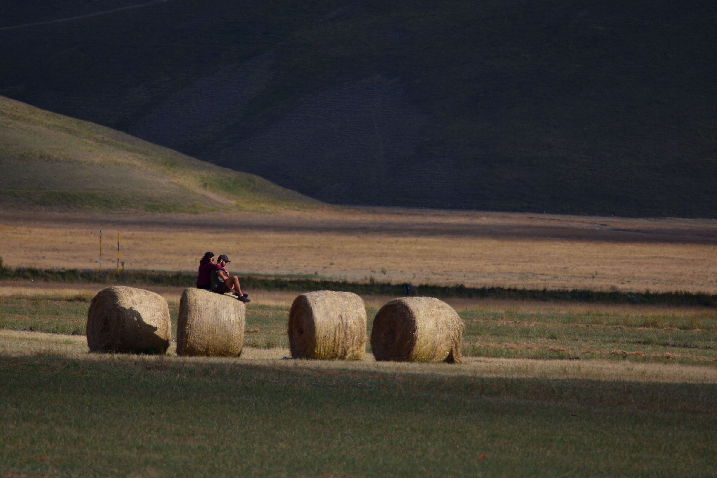 Under a ray of sunshine