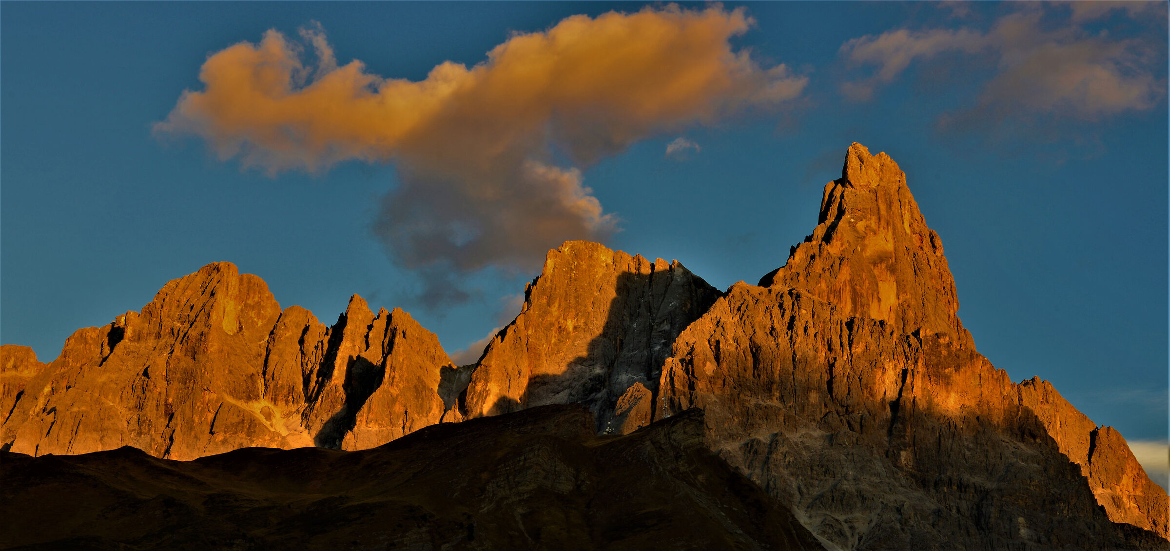 sunset at the pale of San Martino
