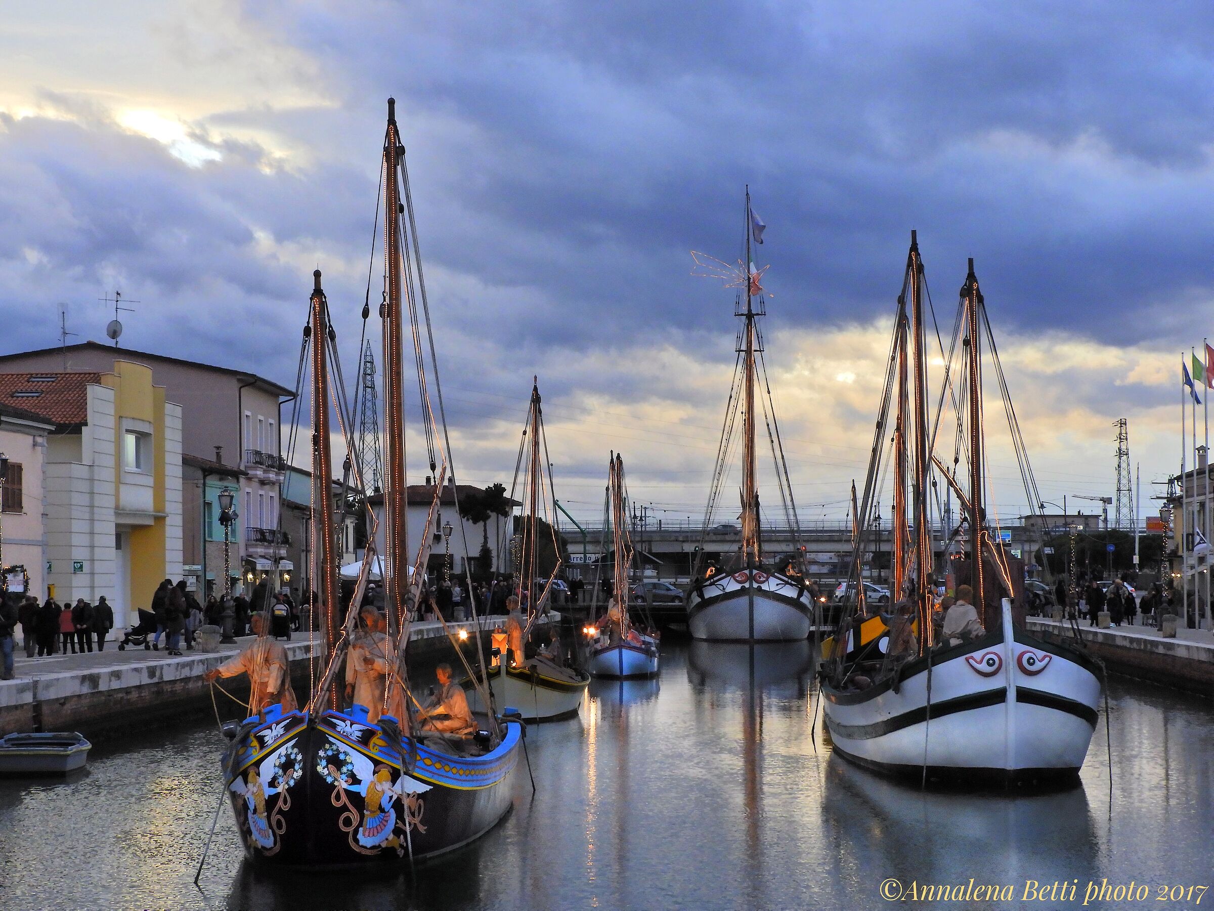 Presepe sulle barche