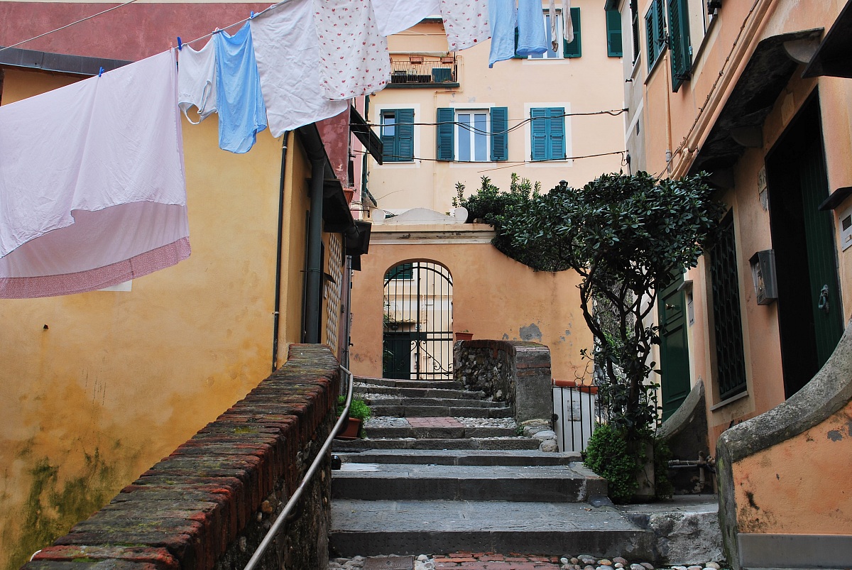 creuza typical staircase Boccadasse (Genoa)