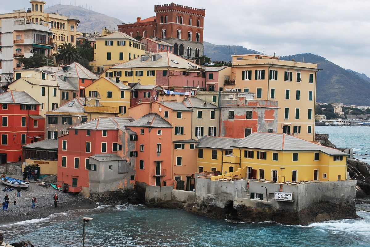 Genoa Boccadasse ancient fishing village