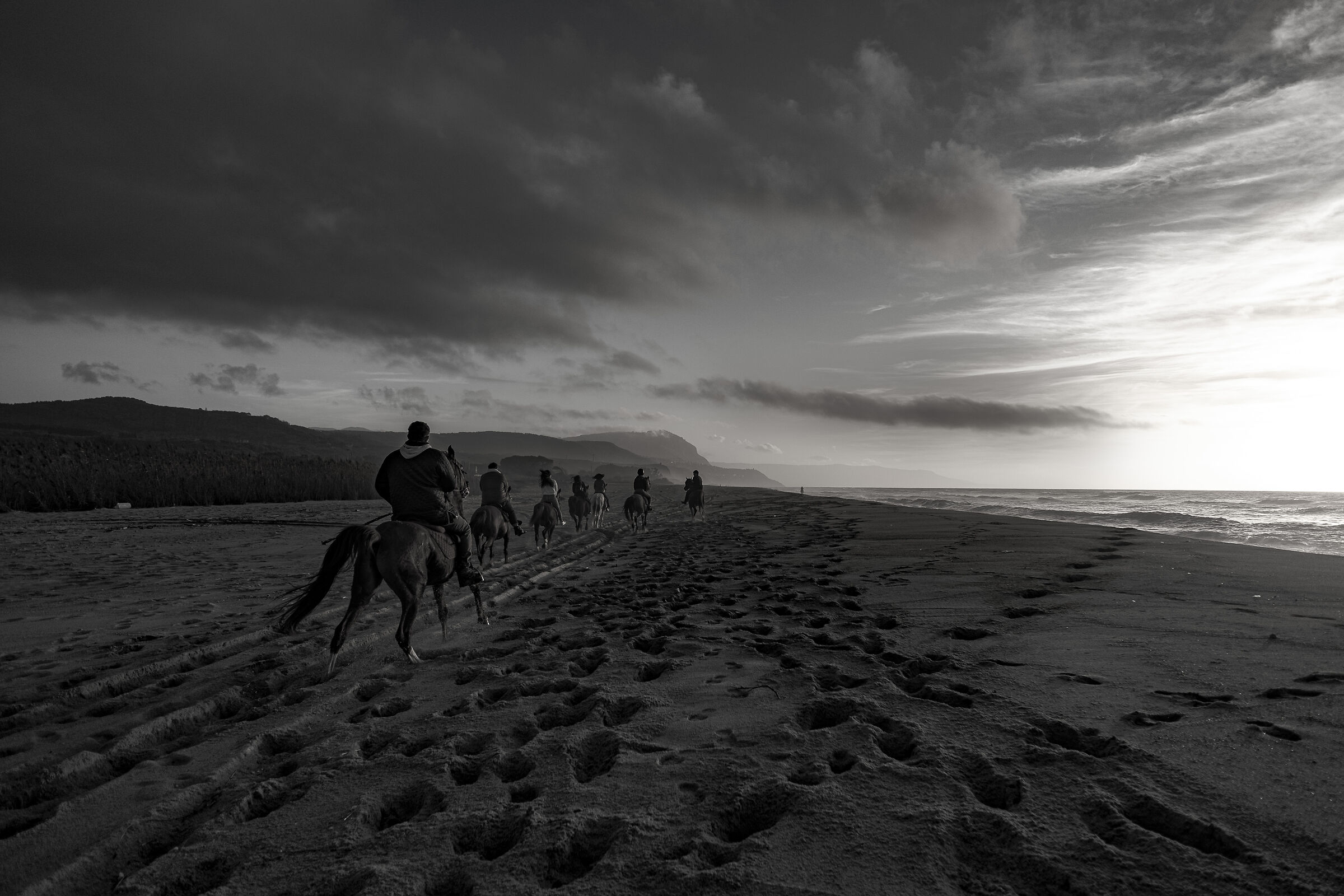 Golden hour on horseback