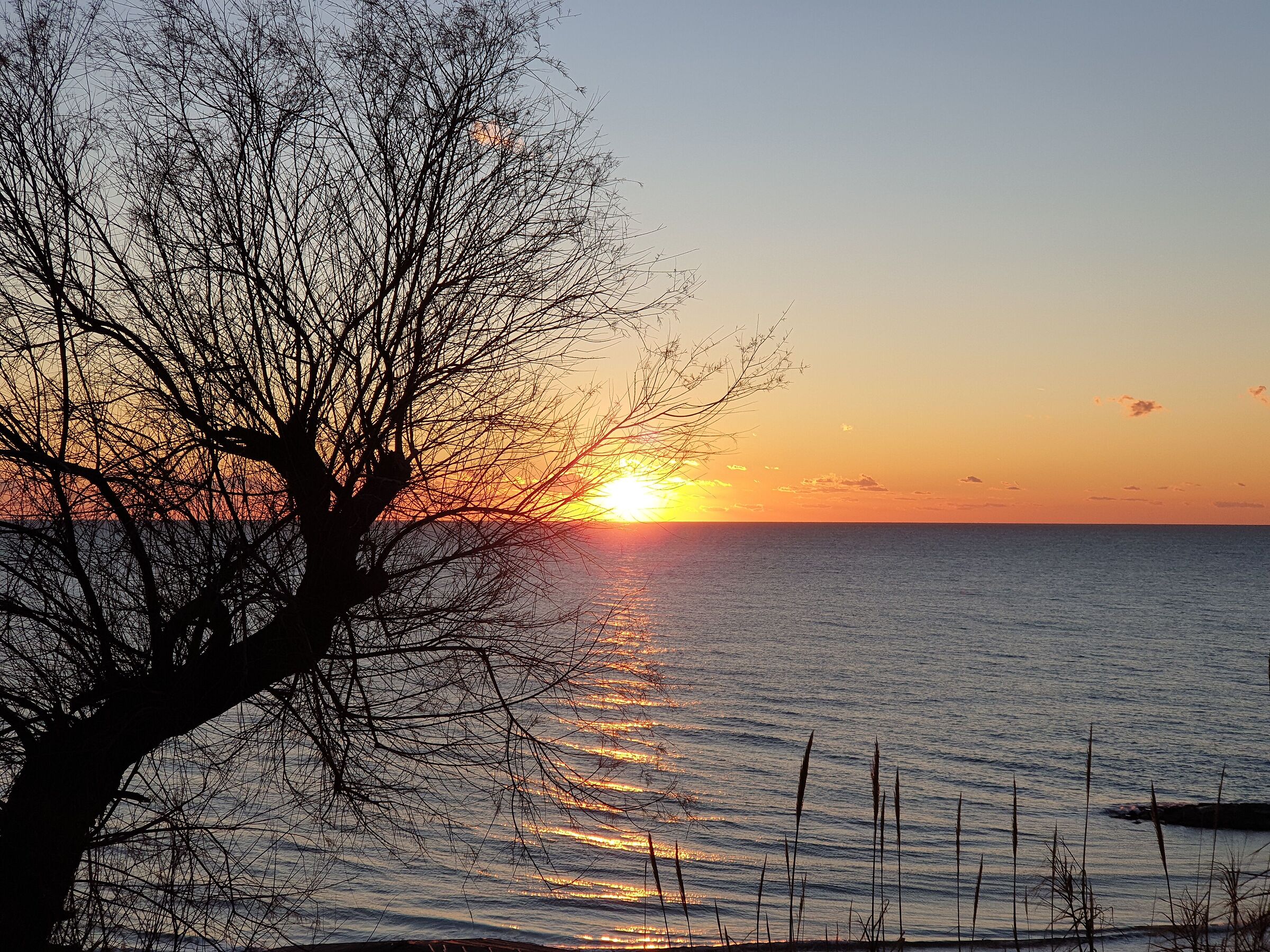 Sea and sunset