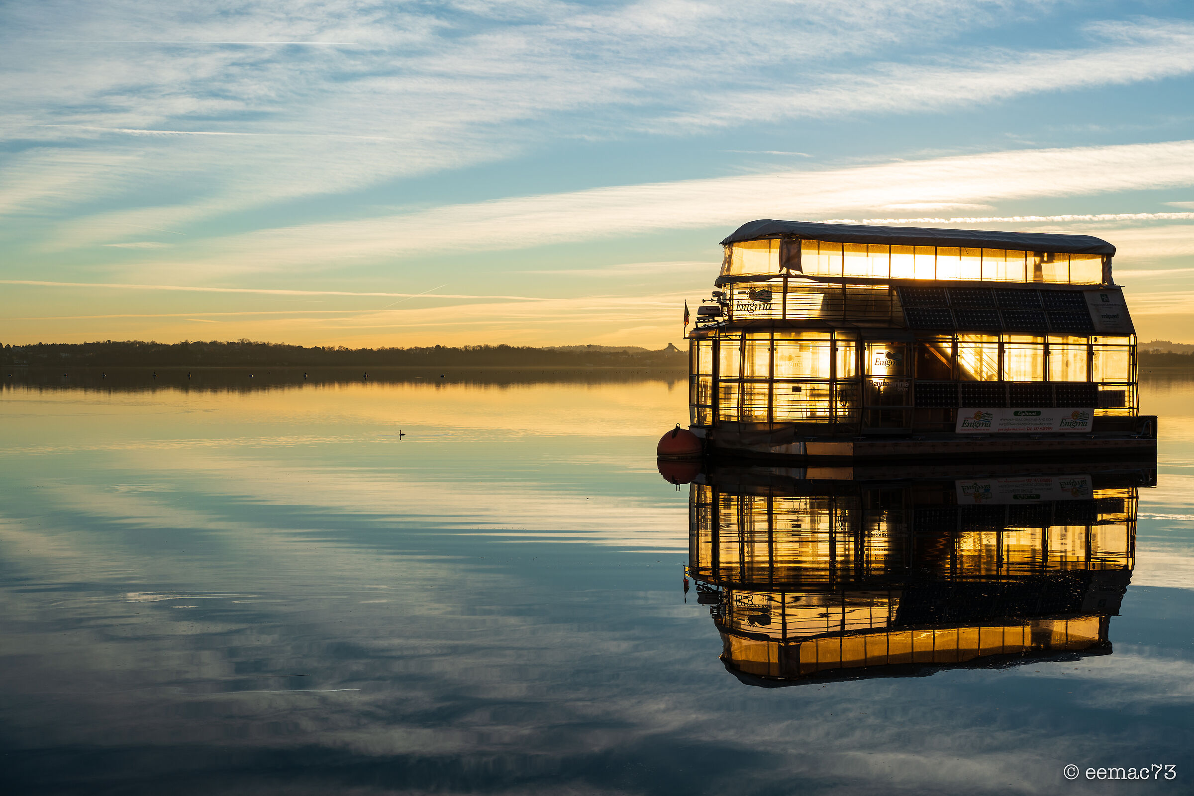 Sunset in Pusiano...