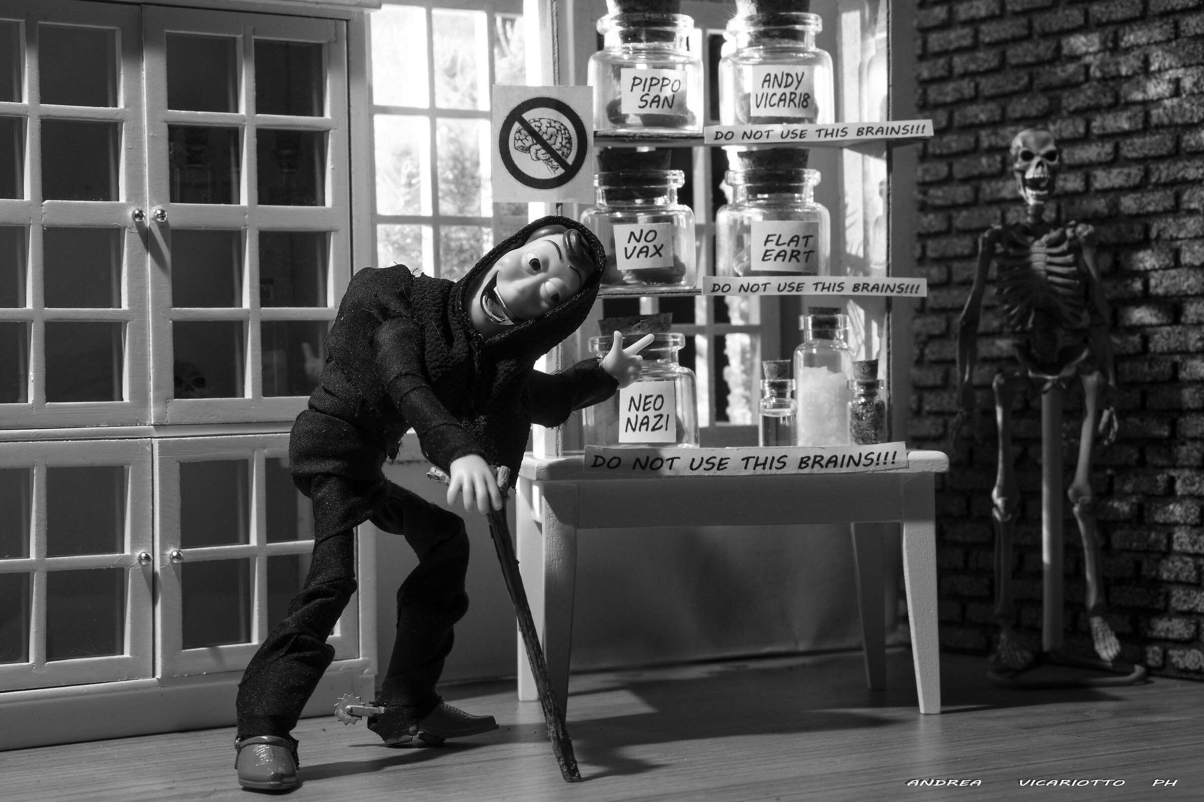 "Don't use this brain"