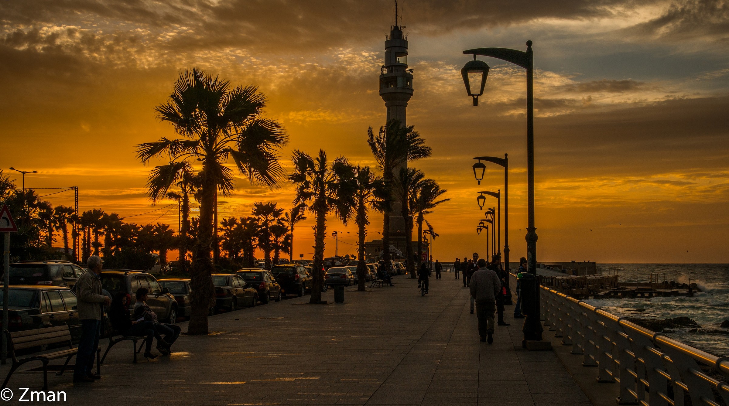 Sunset Beirut Corniche