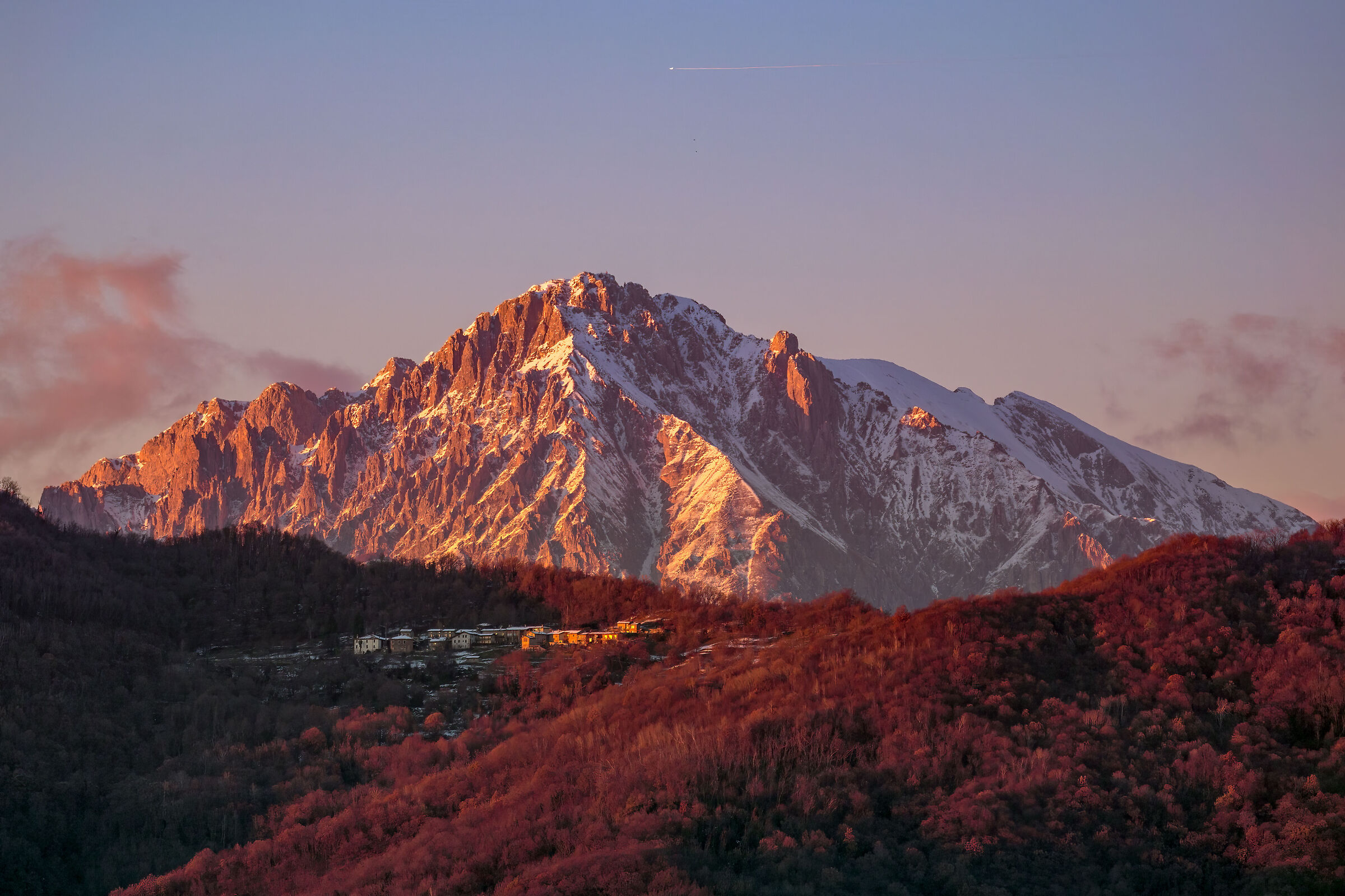 Tramonto a tinte autunnali