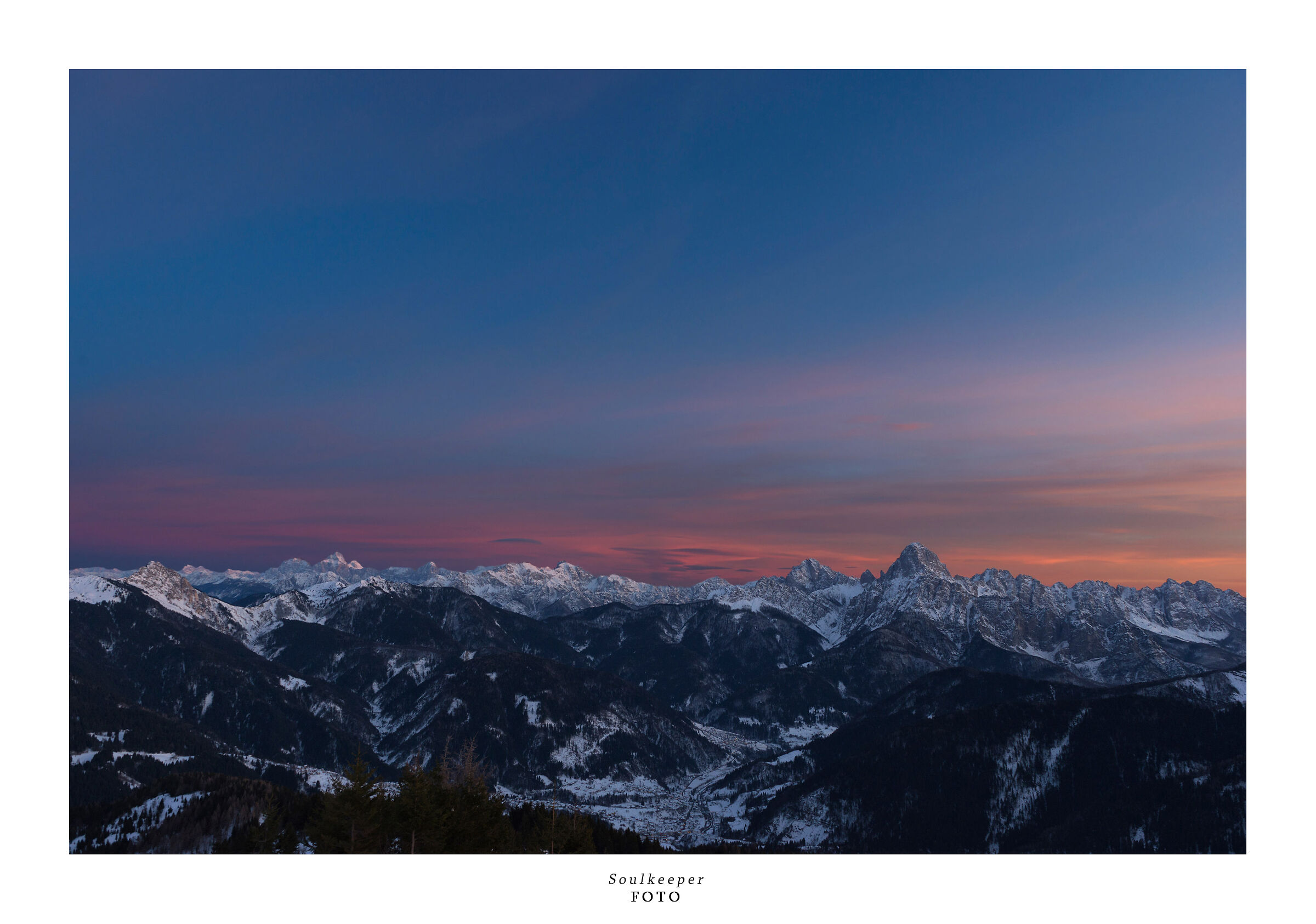 The Julian Alps from the... Carnic.