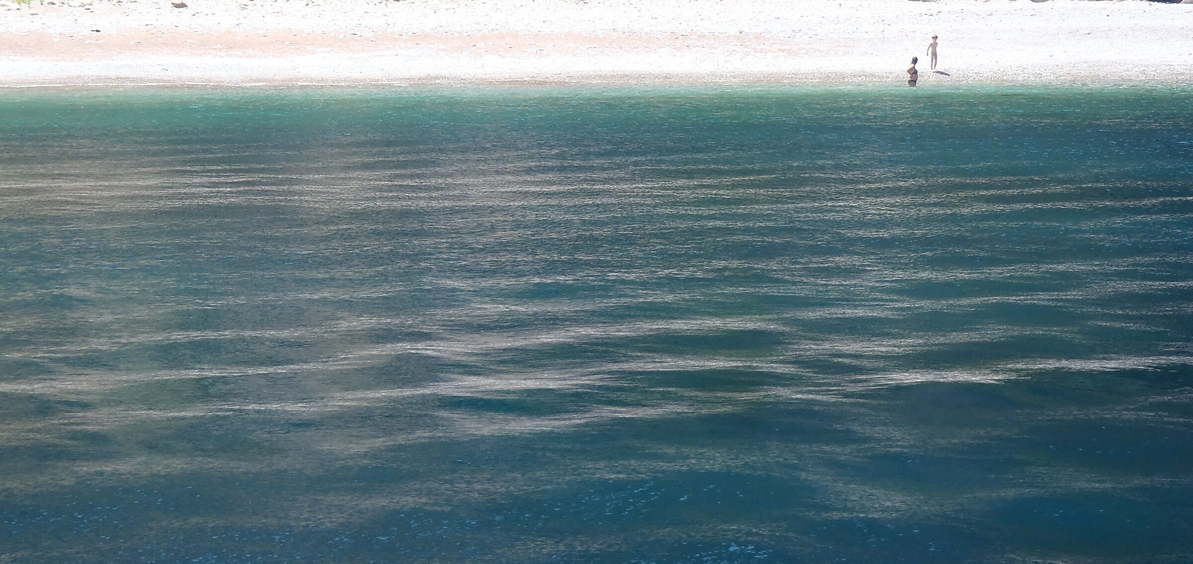 Sea rippled by a gust of wind - Marmaris