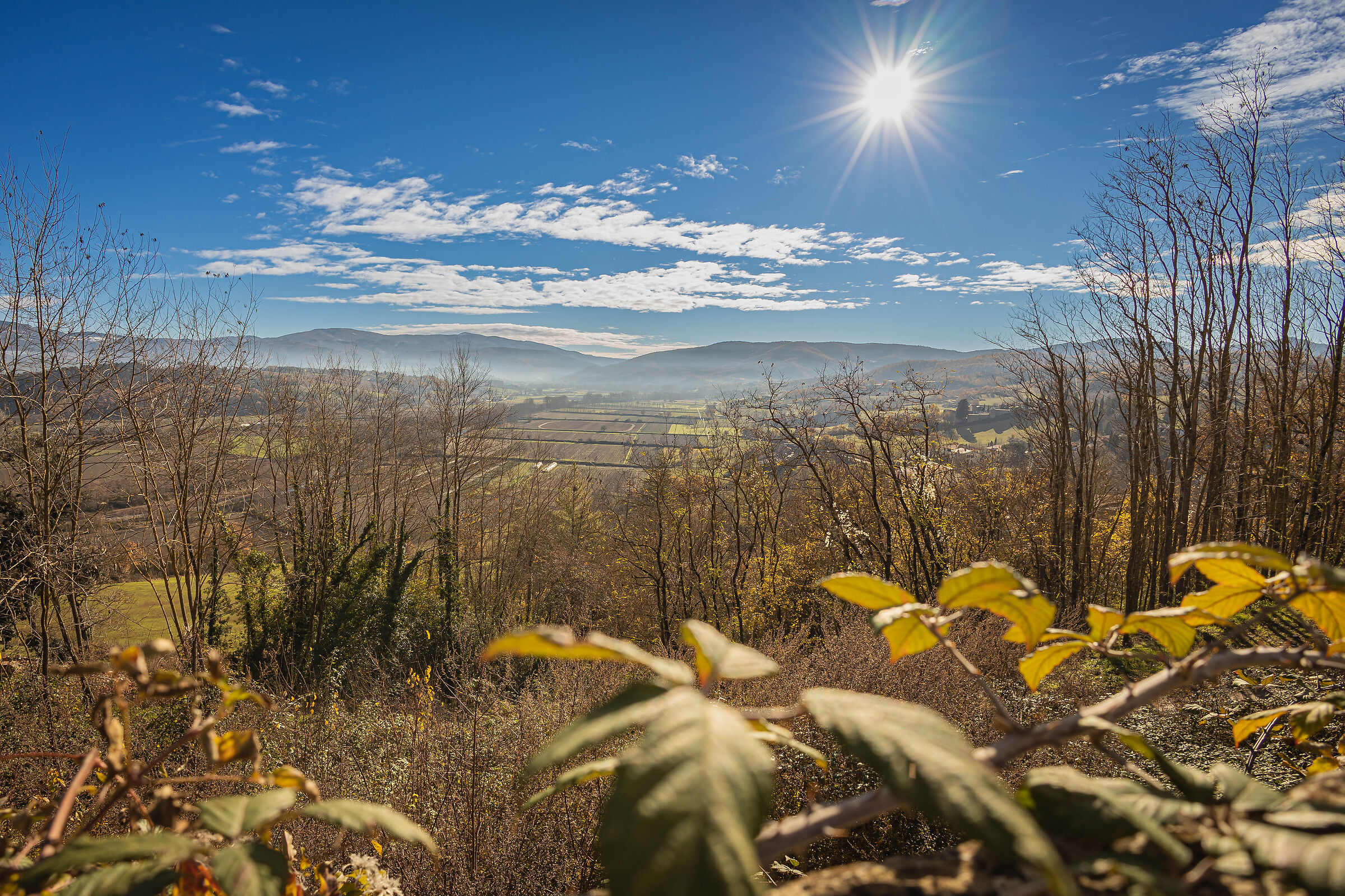 View from the town of Poppi