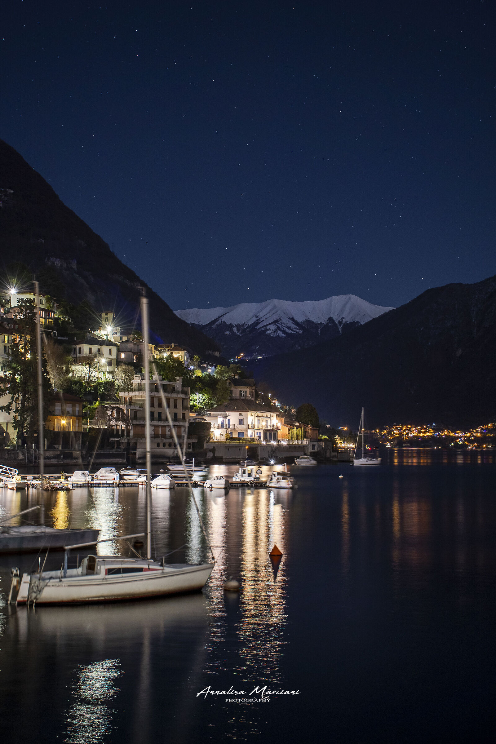 Night in Moltrasio (Lake Como)