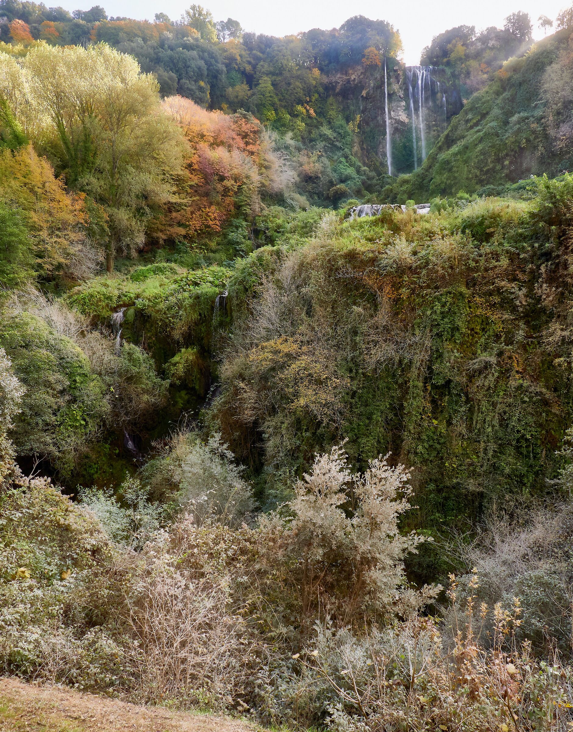 Cascata delle Marmore - prima dell'apertura dell'acq...