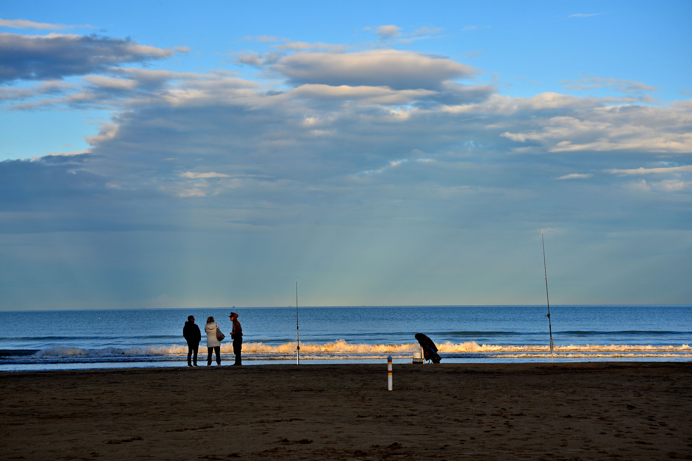 Between one barrel and another