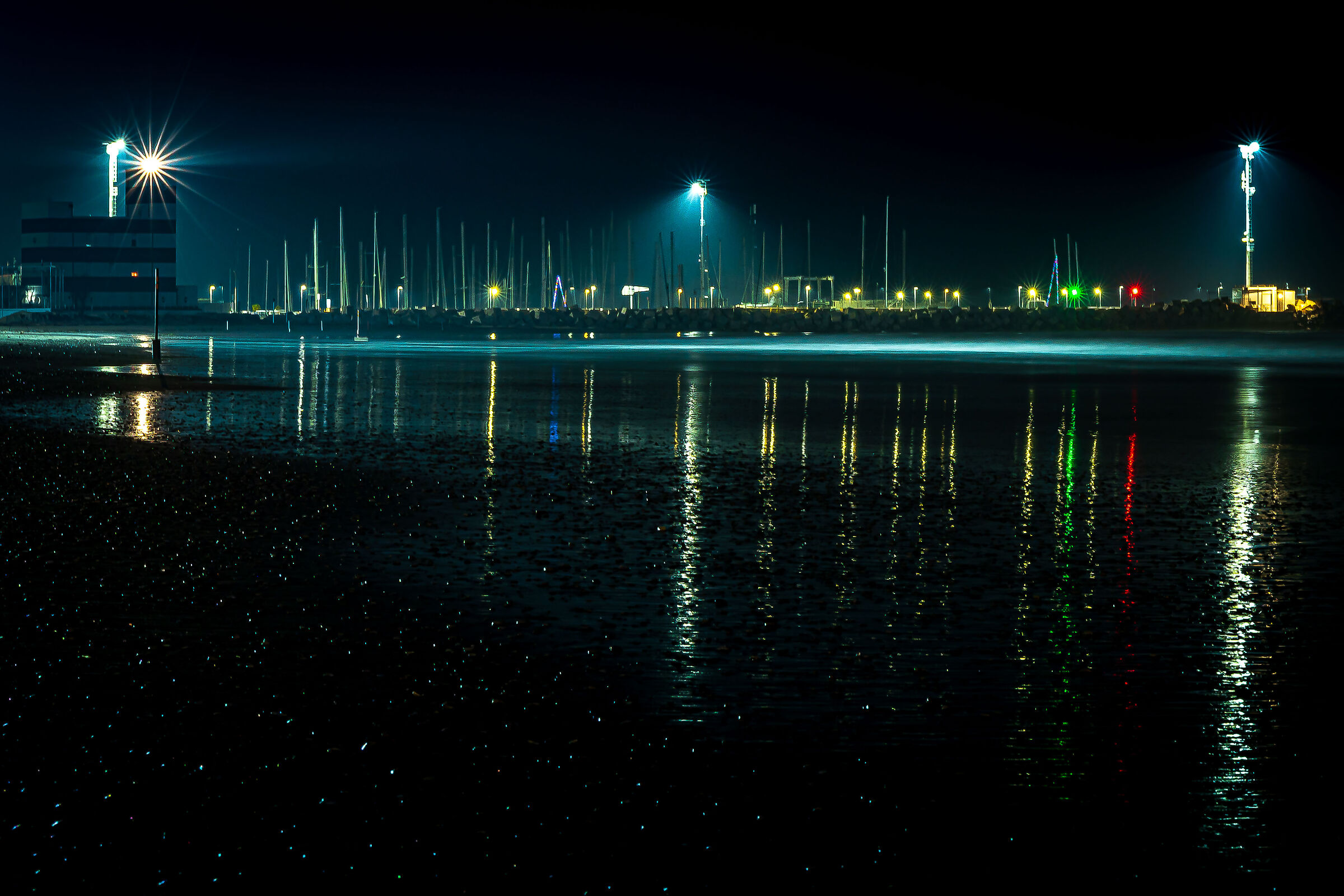 riflessi di luce a Senigallia