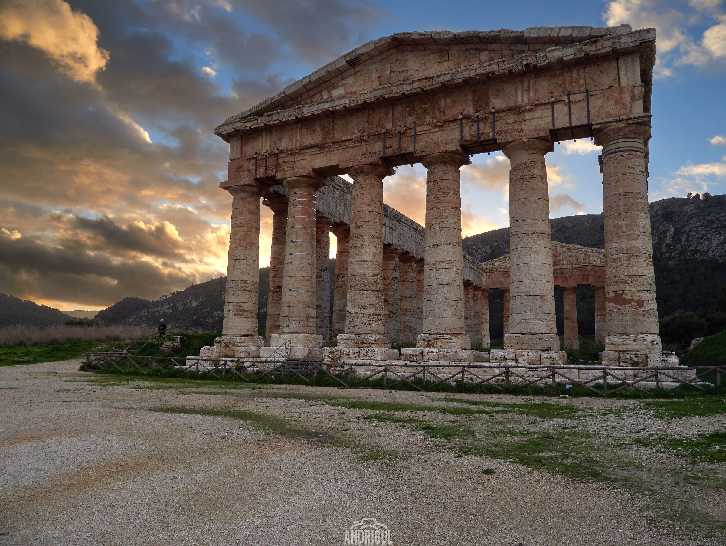 Sunset in Segesta