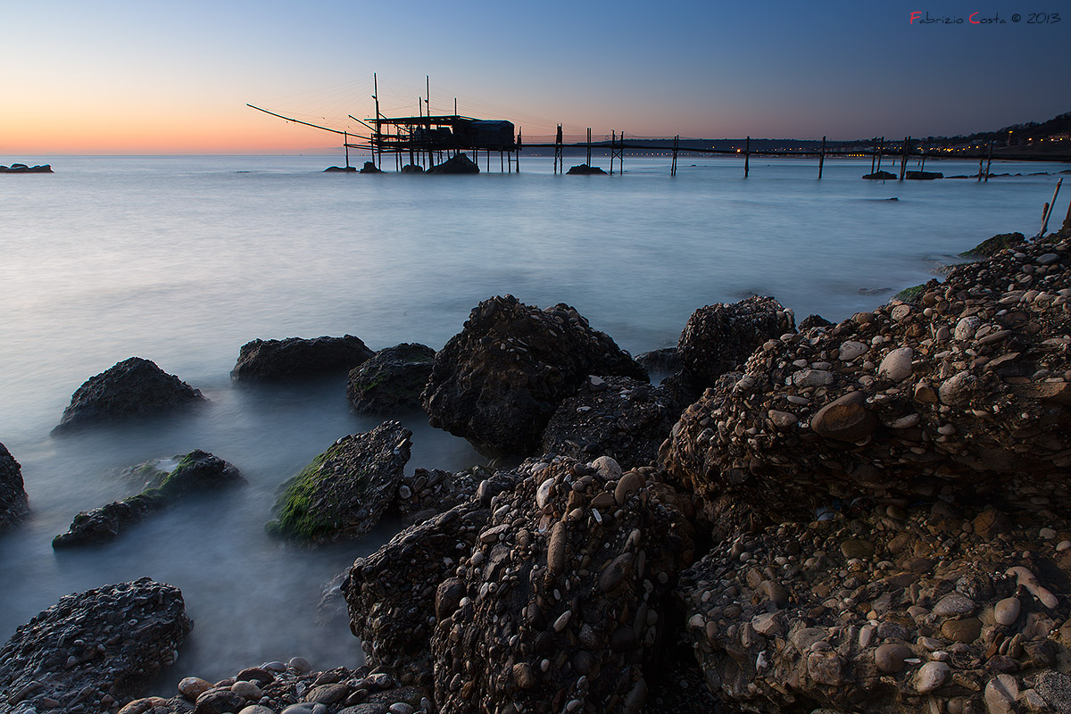 Trabocco senza pesce....d'Aprile