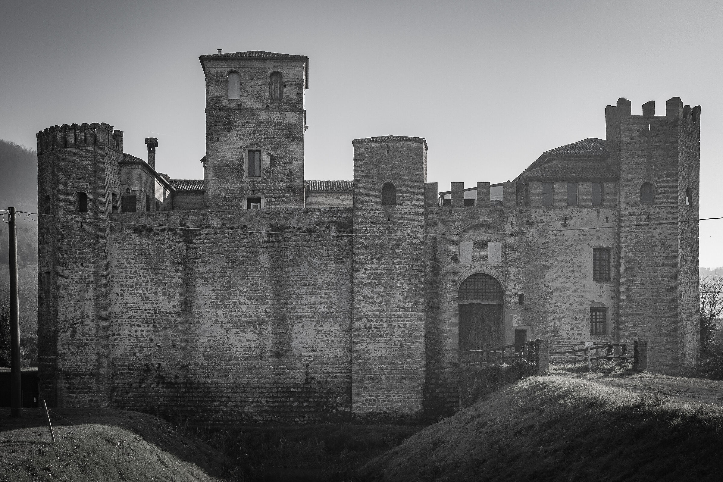 That castle, in the village ..