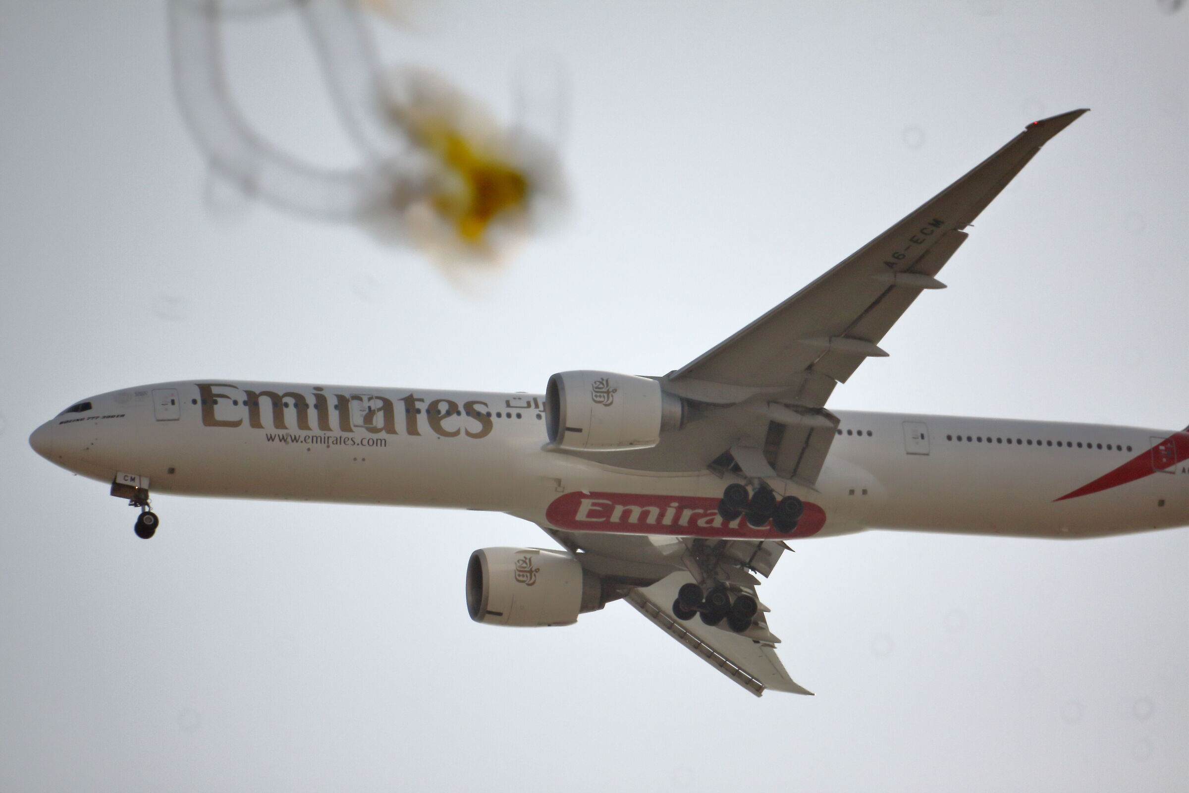 Boeing 777-300 A6-ECM Emirates EK135 DXB-VCE 1