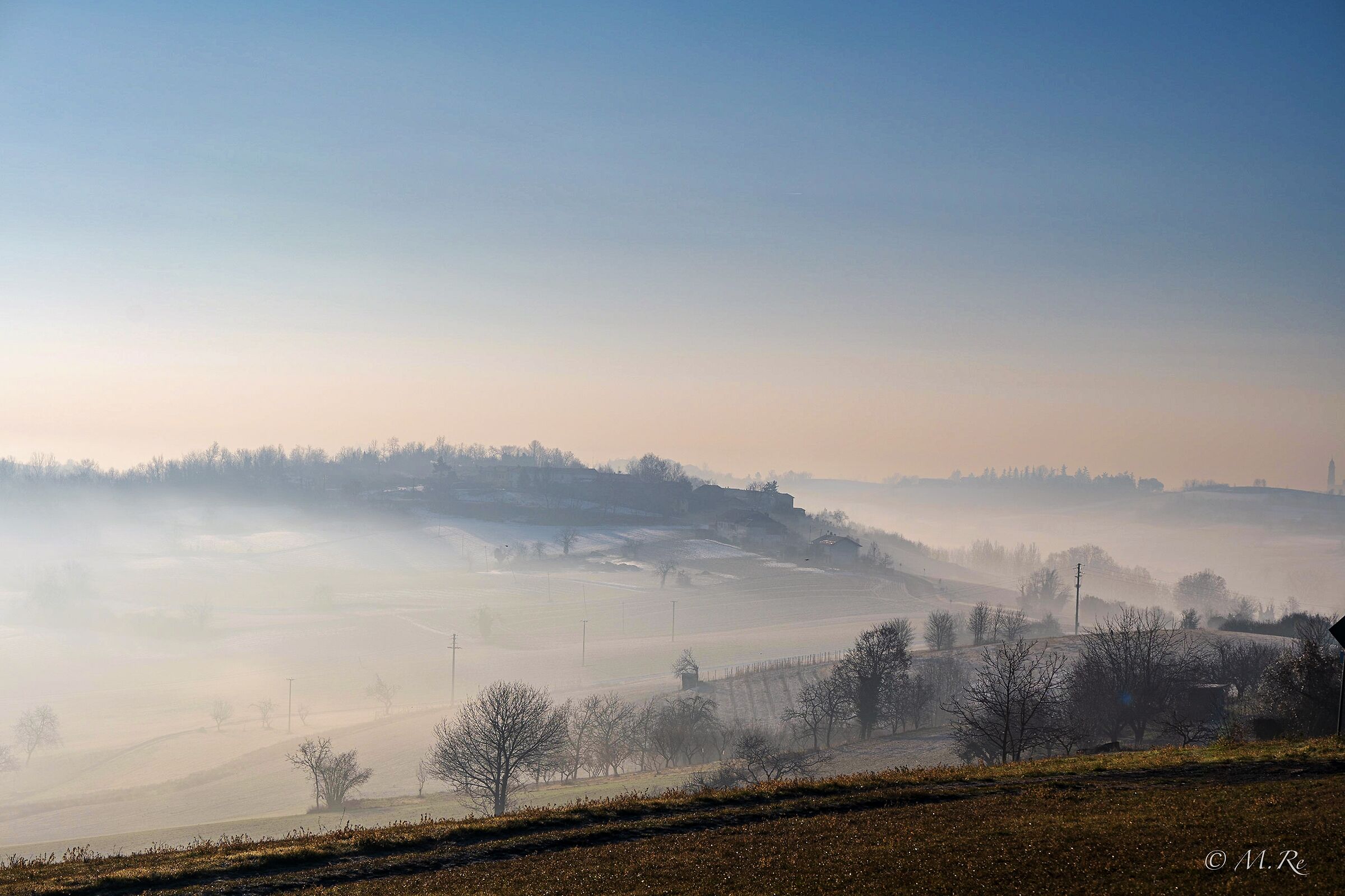 Nebbia in collina