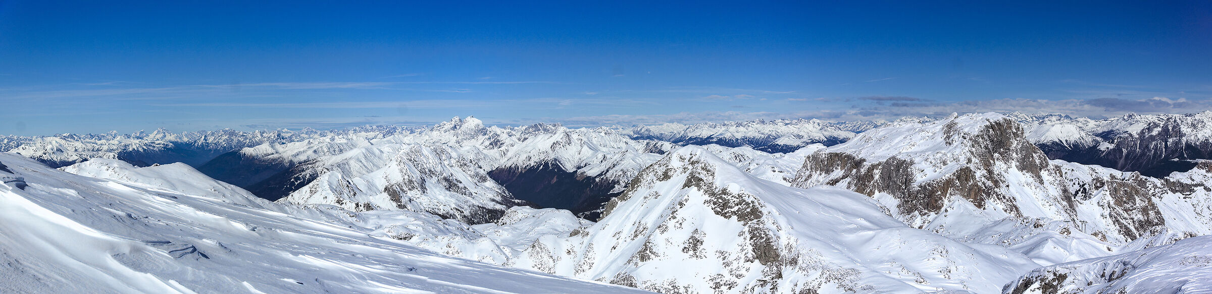 Pano Carnic Alps from M.te Cavallo