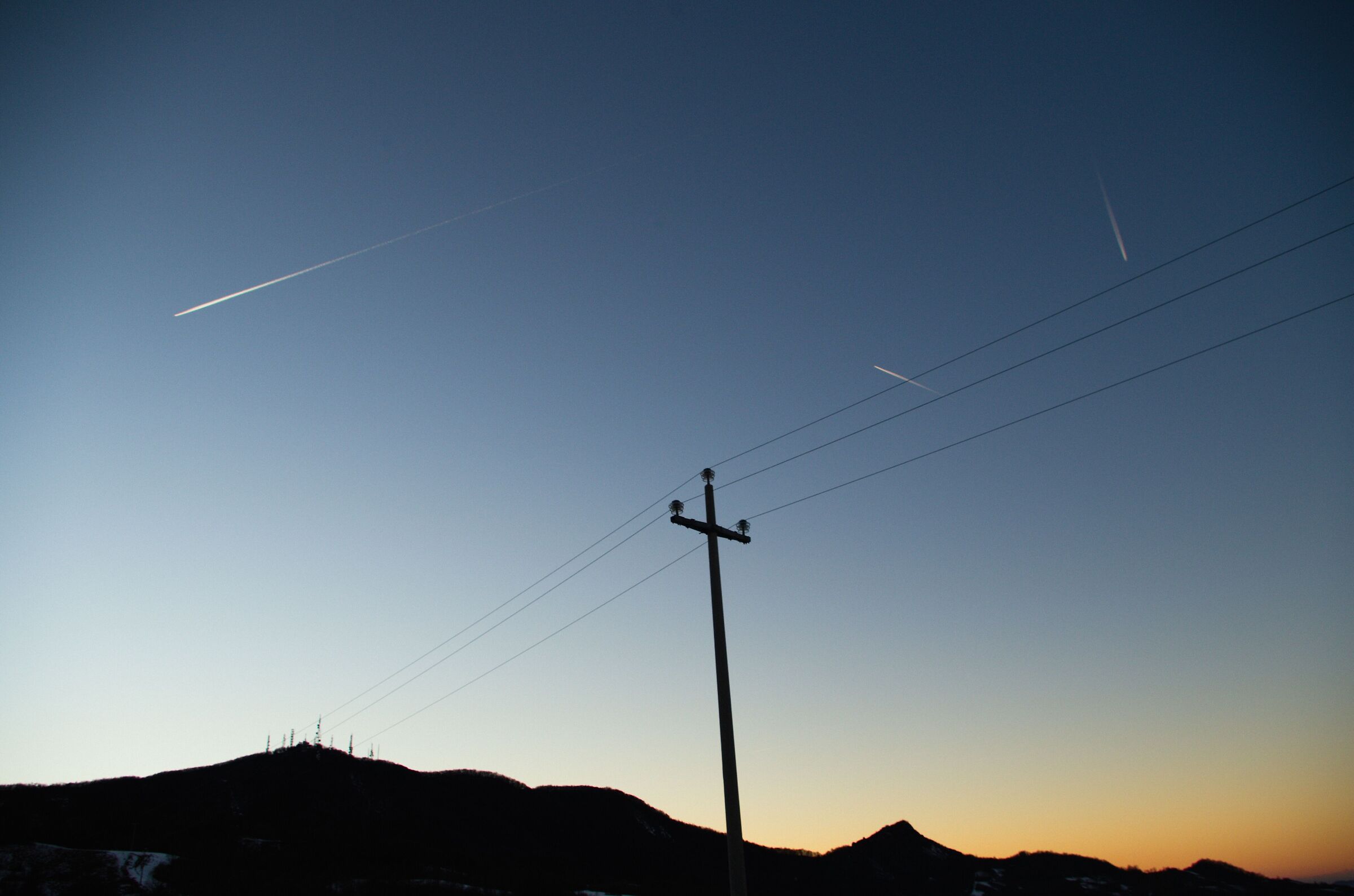 Si fa sera nei dintorni del Monte Canate