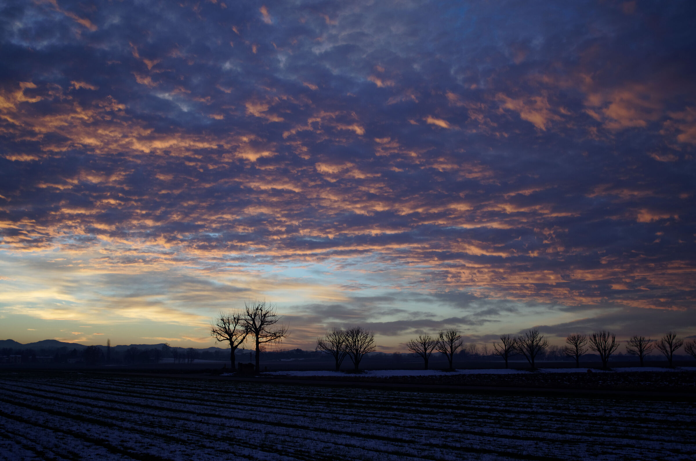 Tramonto in Valpadana