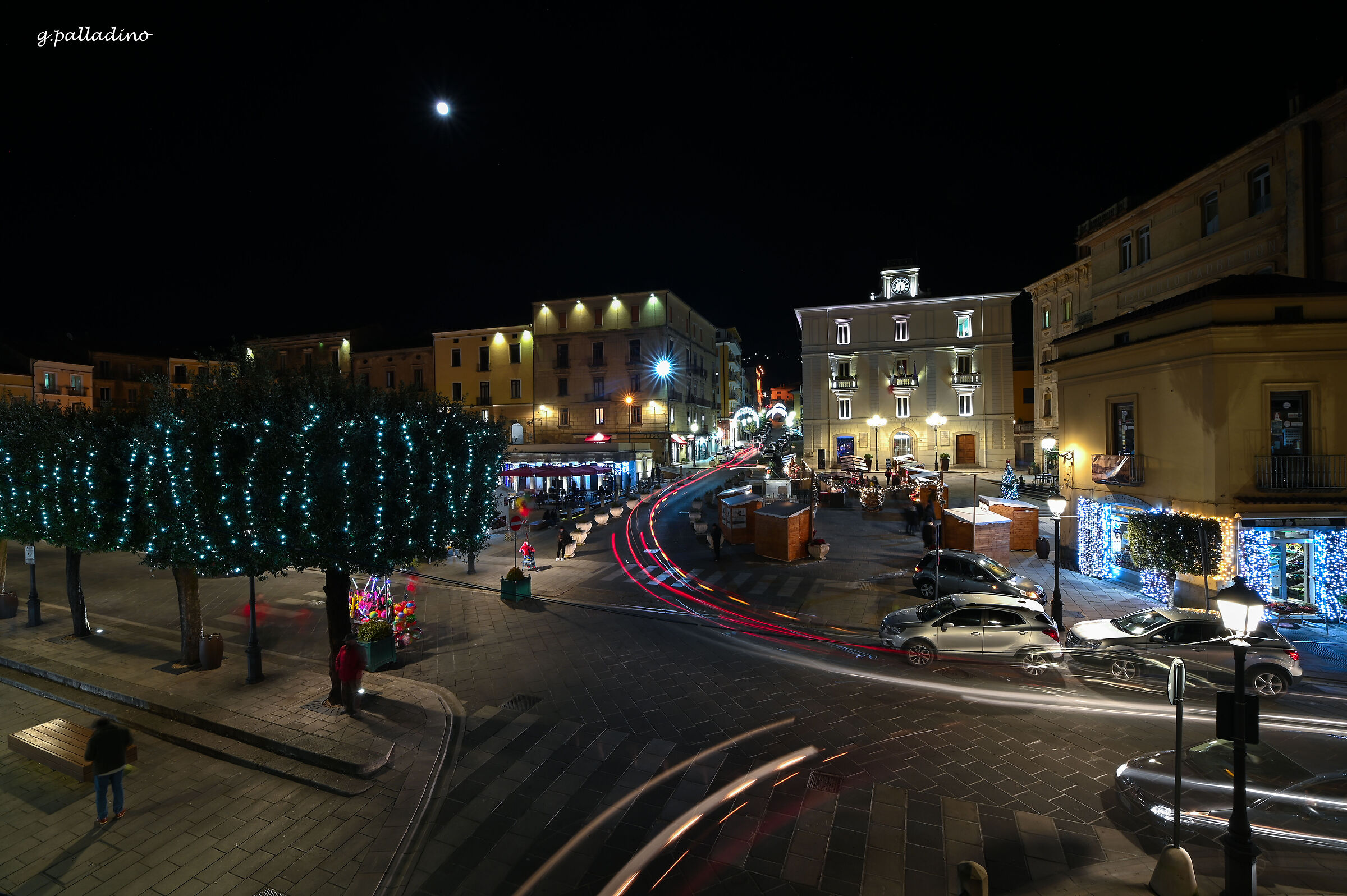 Piazza V. Emanuele of Vallo della Luicania