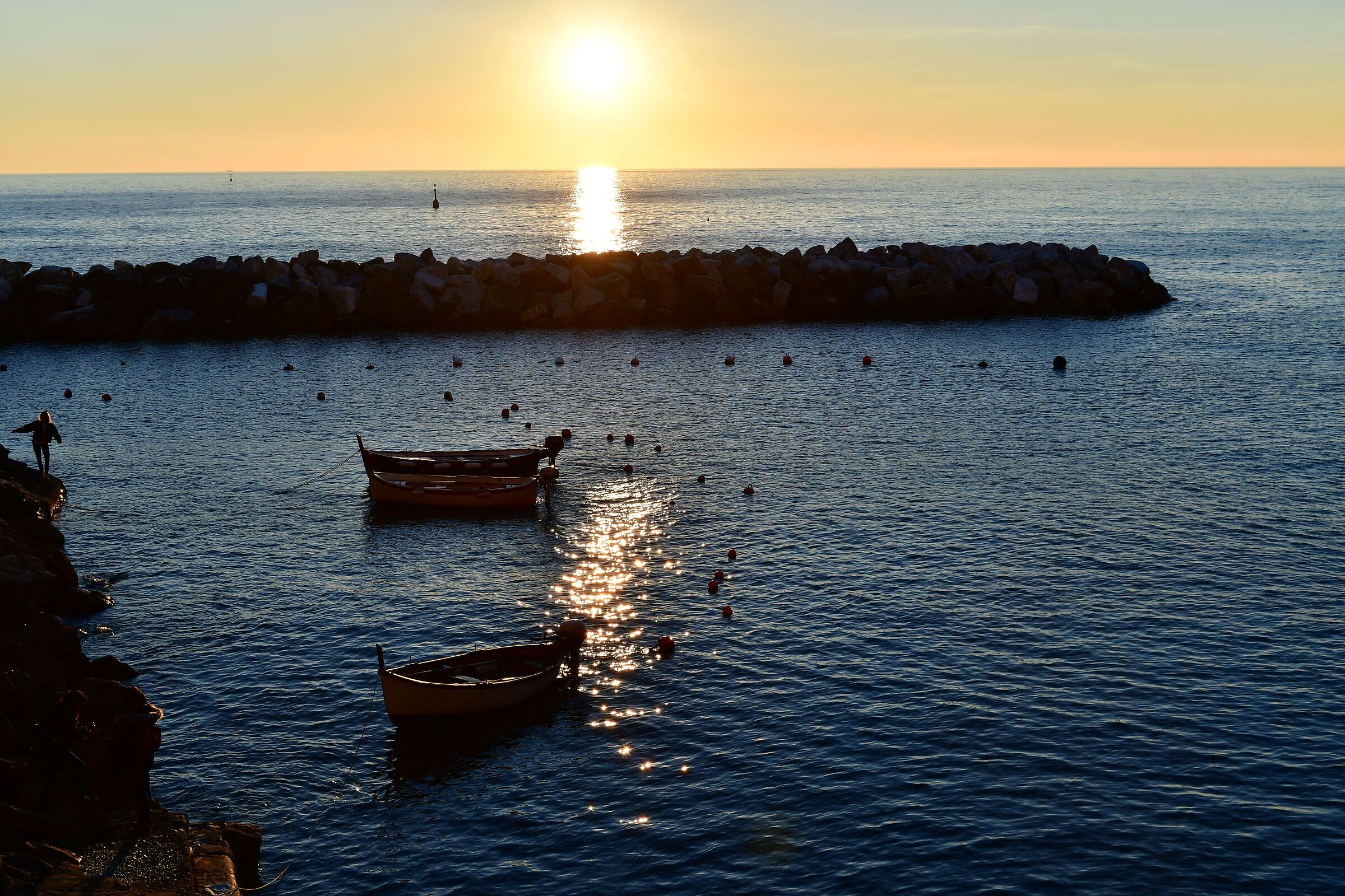 Tramonto a Riomaggiore