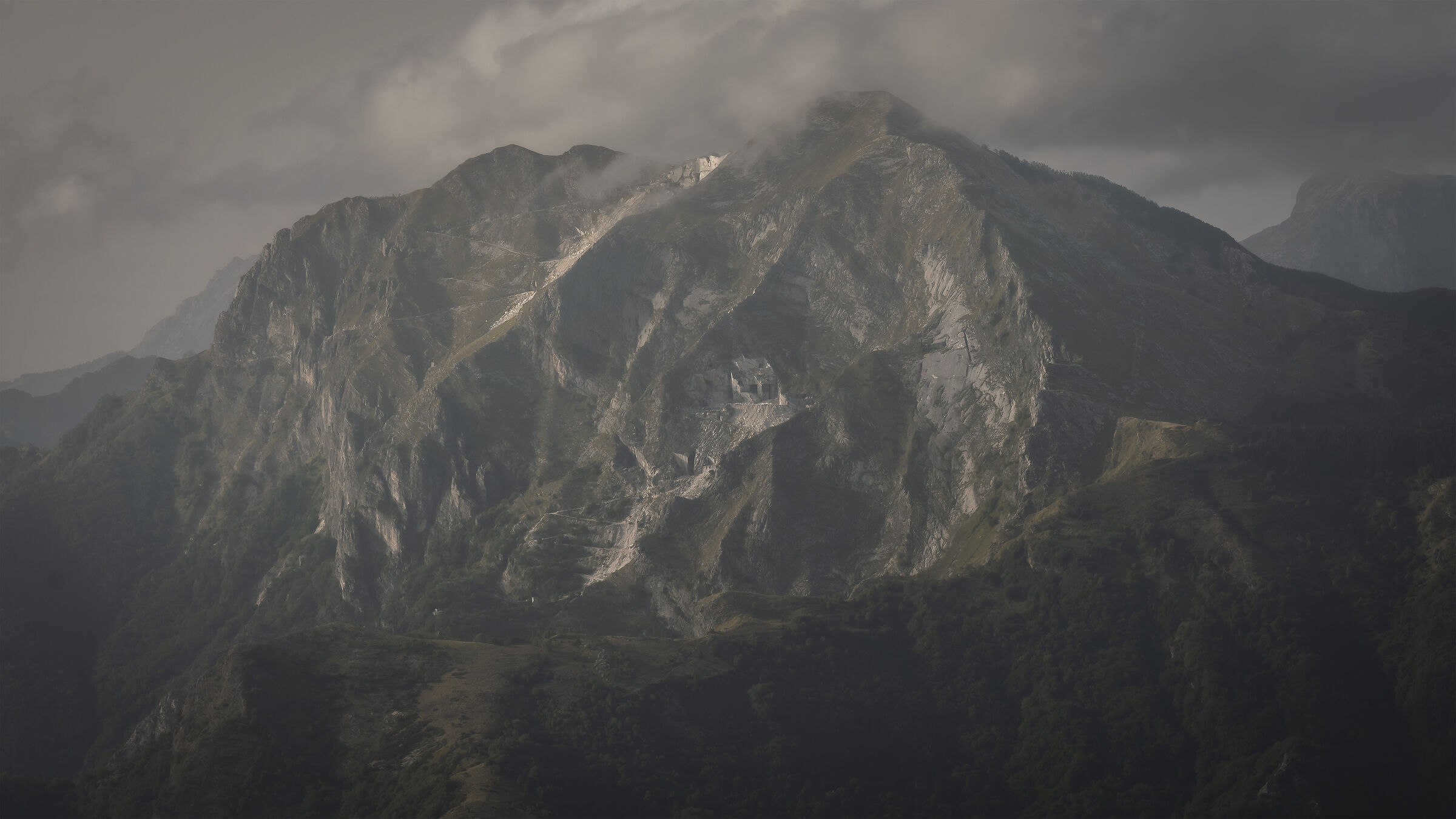 Pania della Croce seen from the summit of Mount Matanna