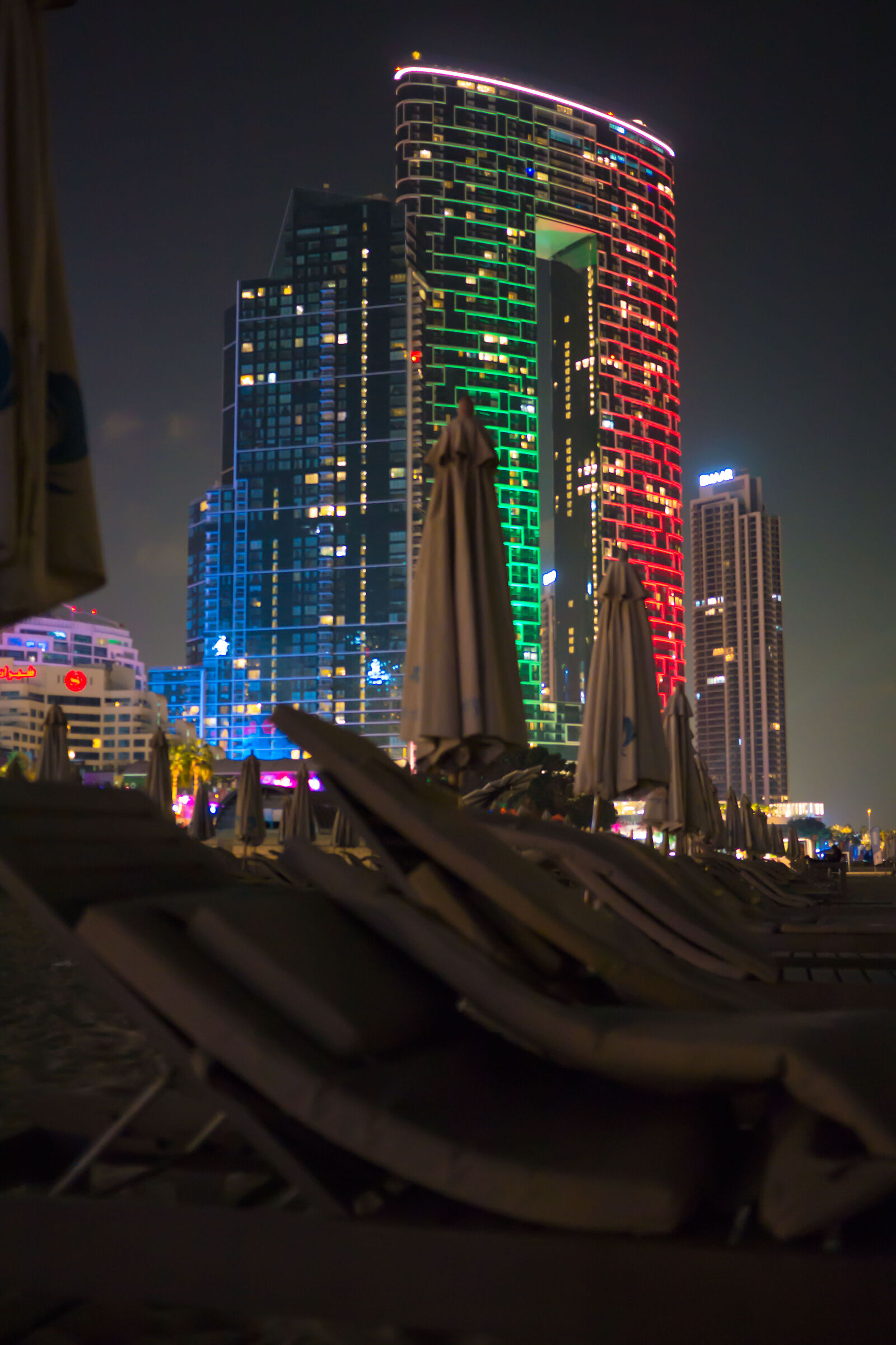 Rest on the beach of marina