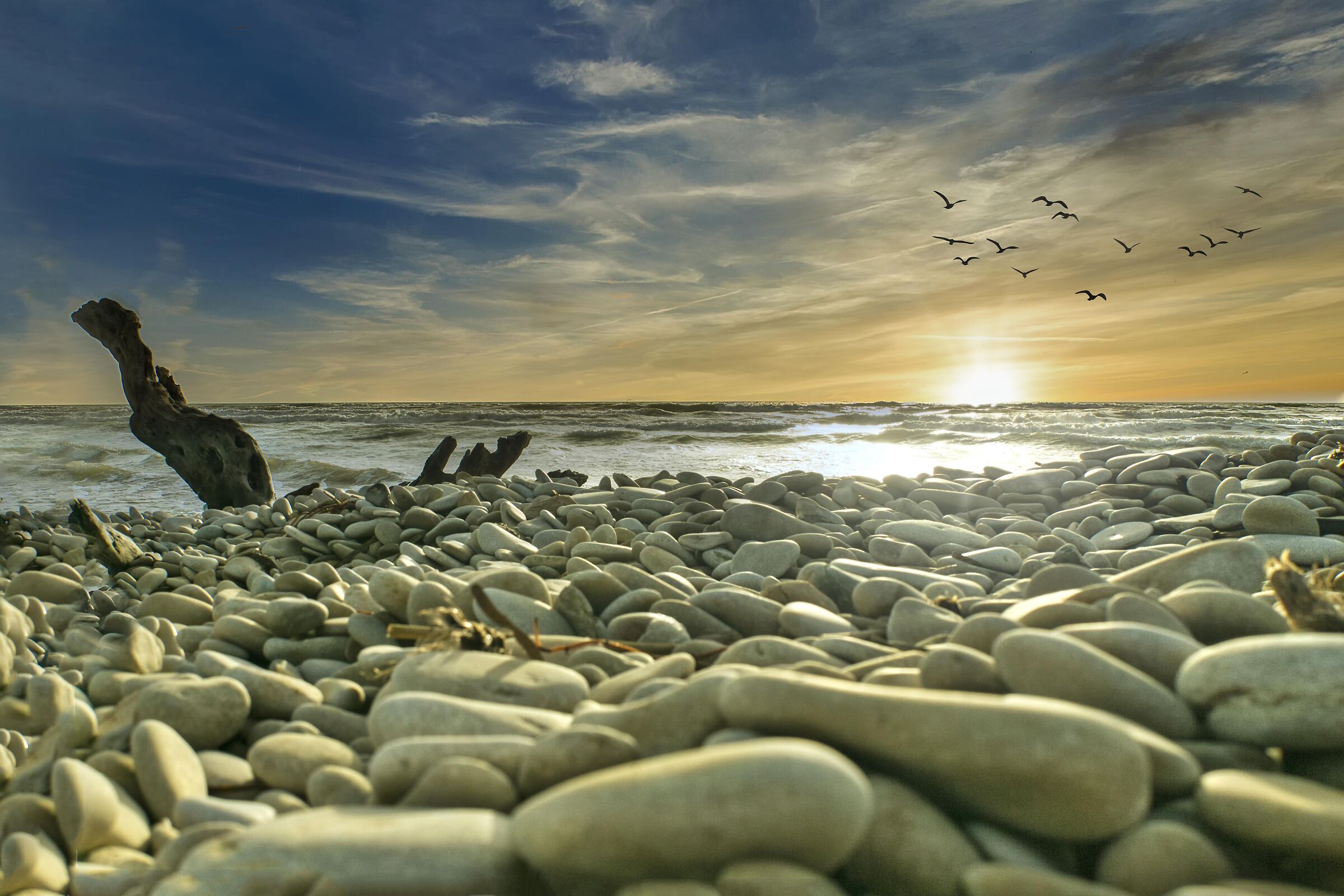 The sun and the sea....