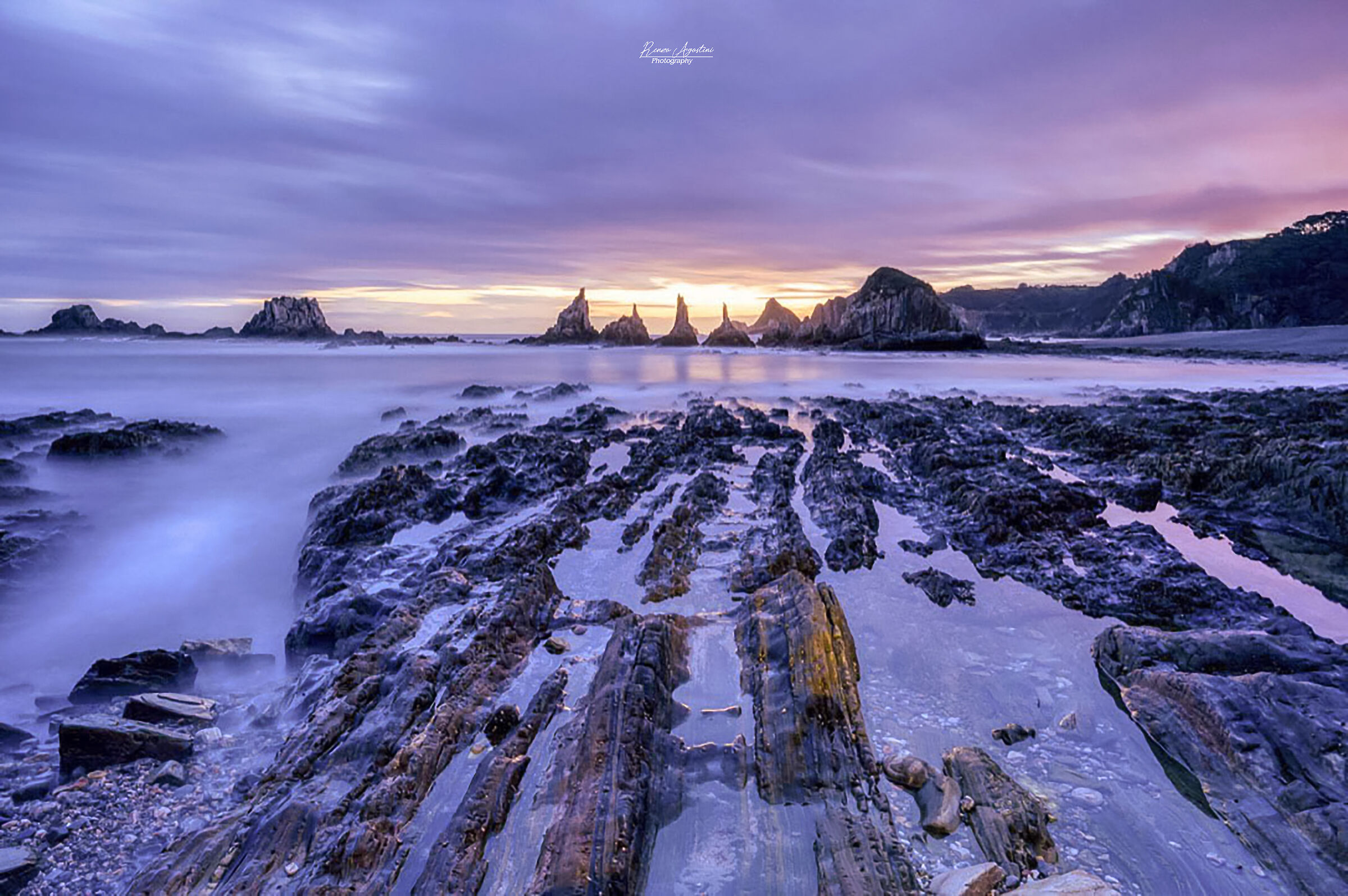Playa Gueirua-Mar of Asturias.