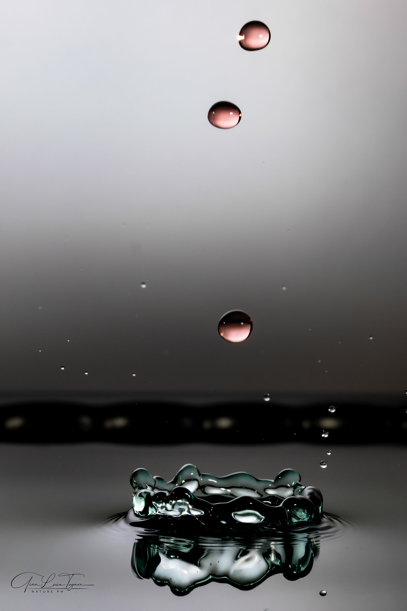 anche oggi l'aria è piena di goccioline