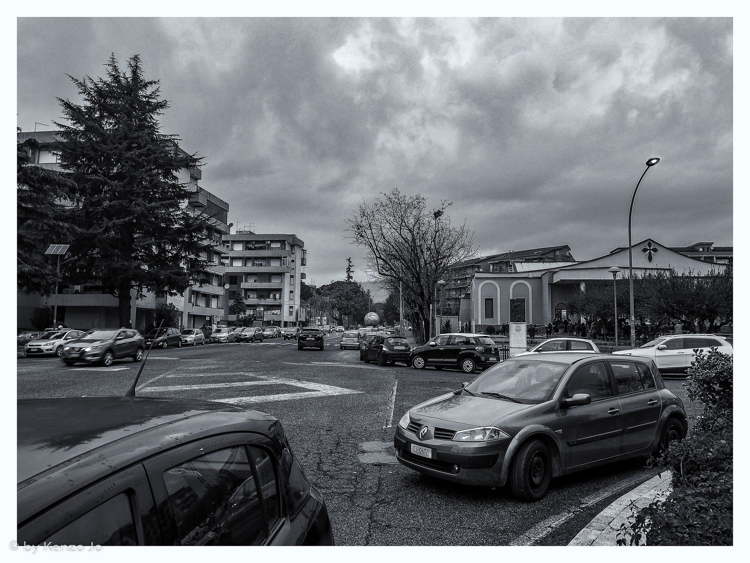 Tramonto sulla vigilia di Natale