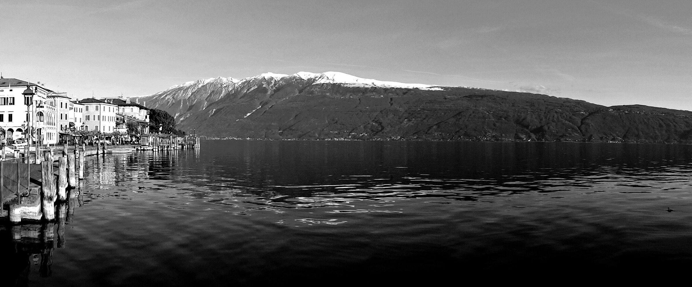 Lago di Garda in inverno